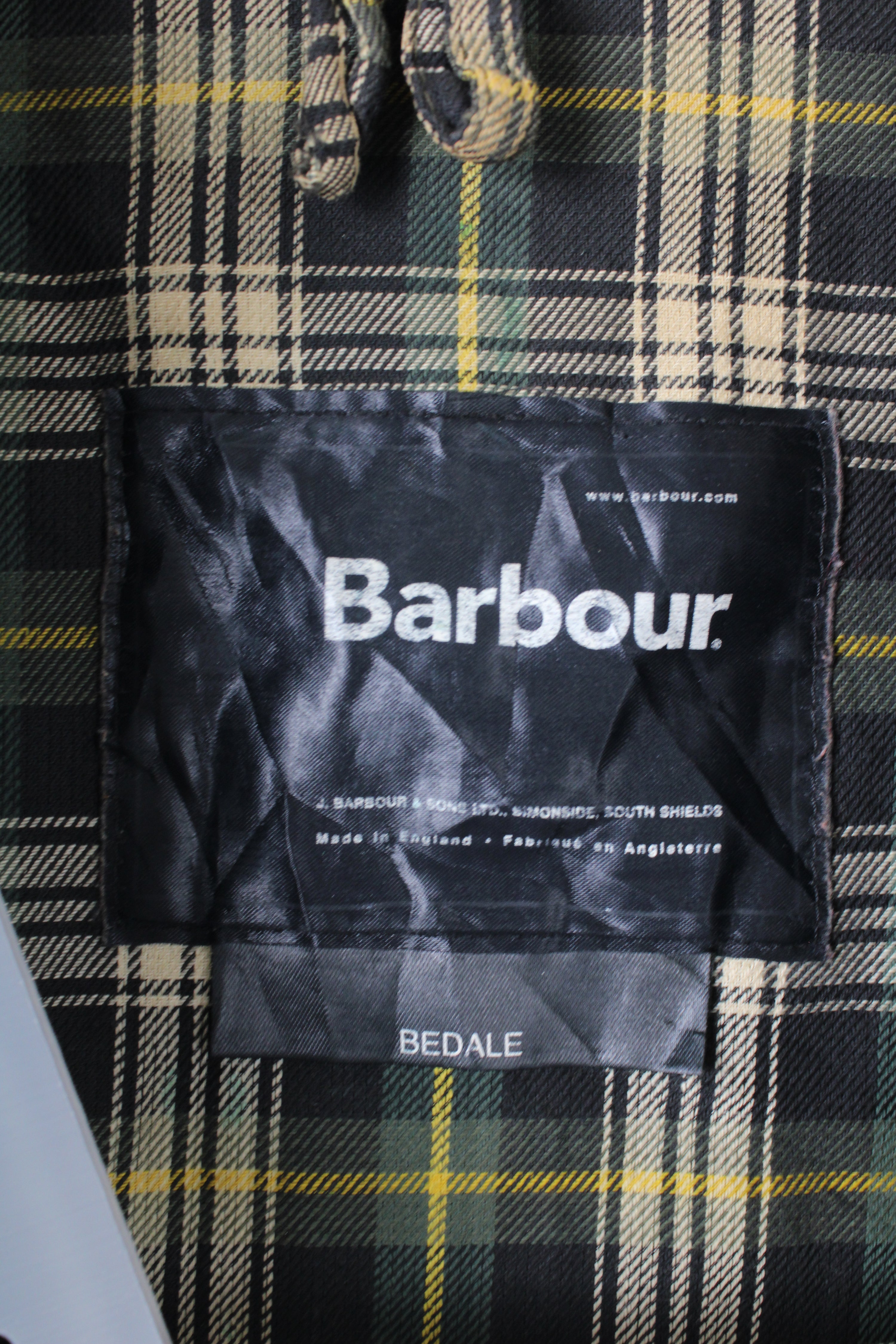 BARBOUR BEDALE WAX JACKET GREEN - M/L