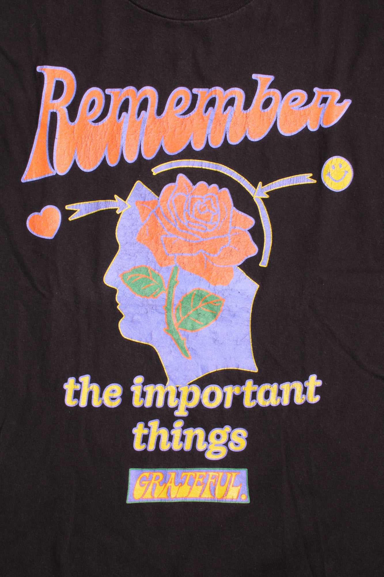 GRATEFUL DEAD VINTAGE T-SHIRT BLACK - L