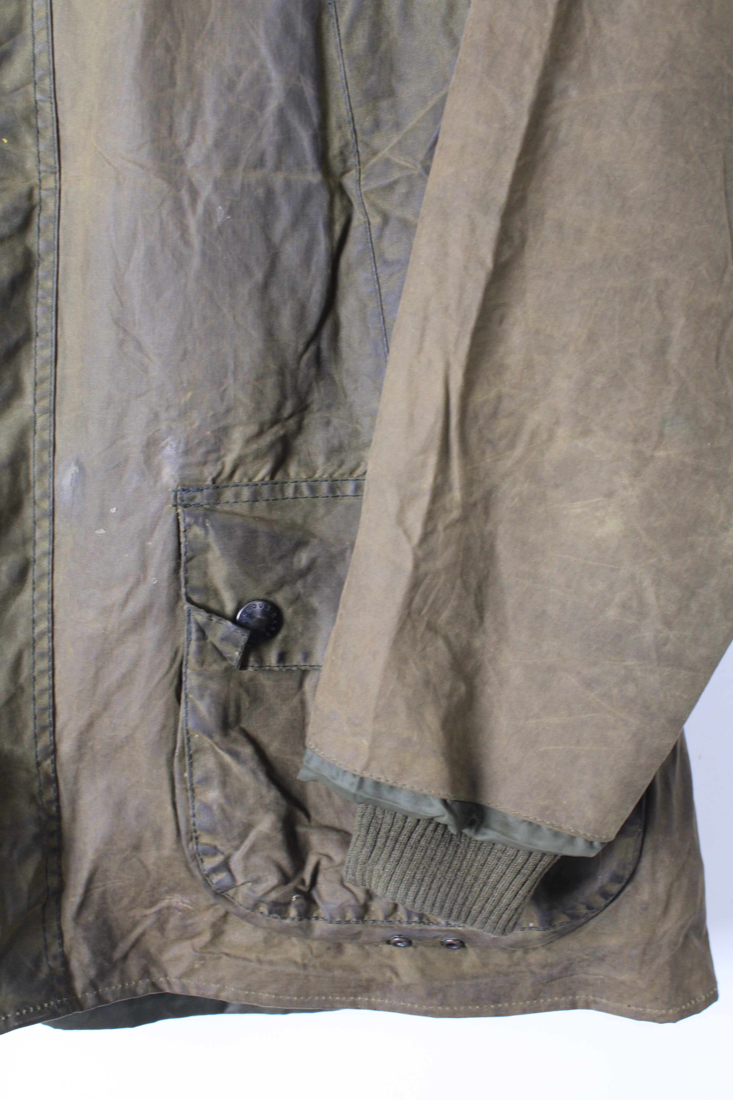 BARBOUR BEDALE WAX JACKET GREEN - M/L
