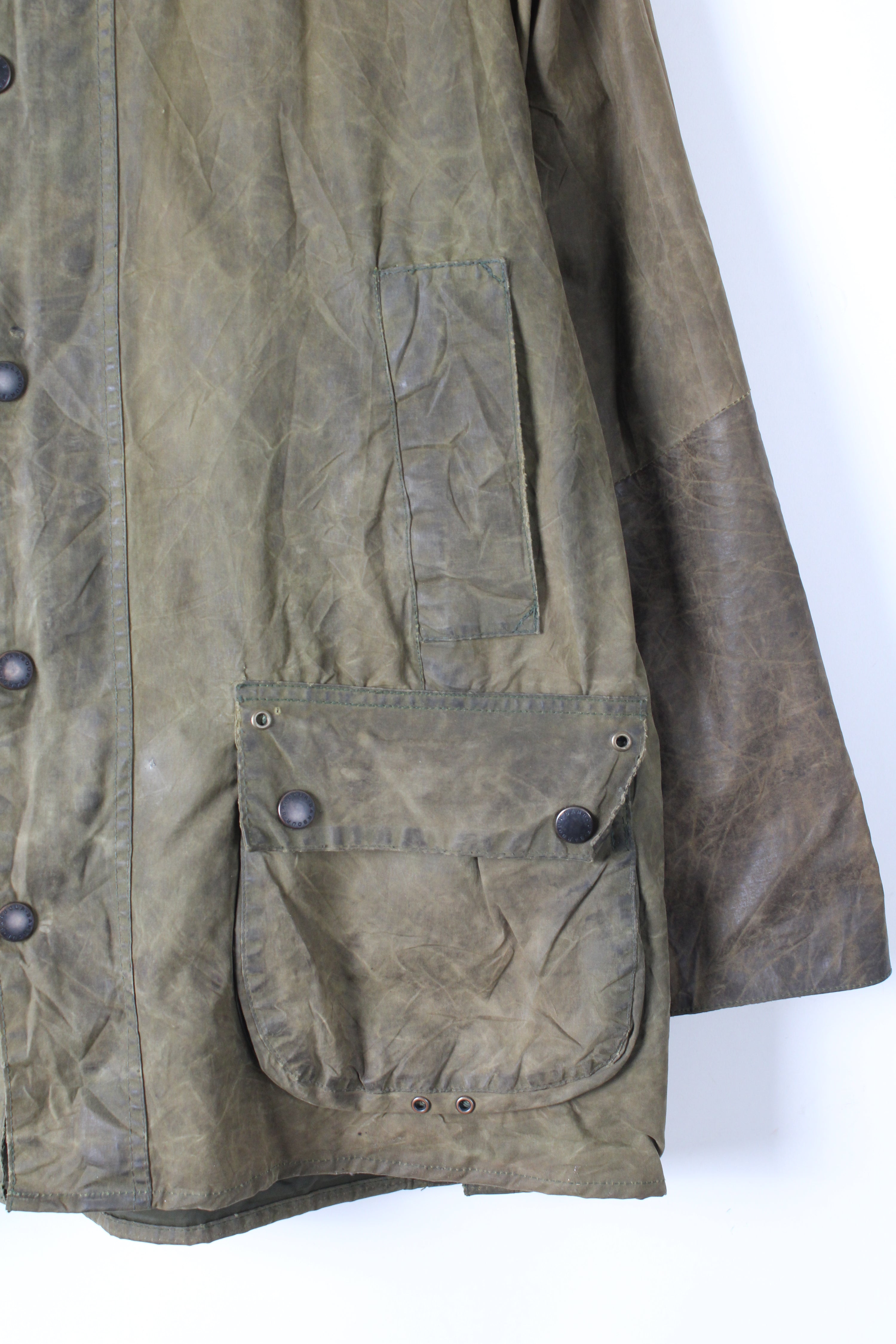 BARBOUR BEDALE WAX JACKET GREEN - M/L