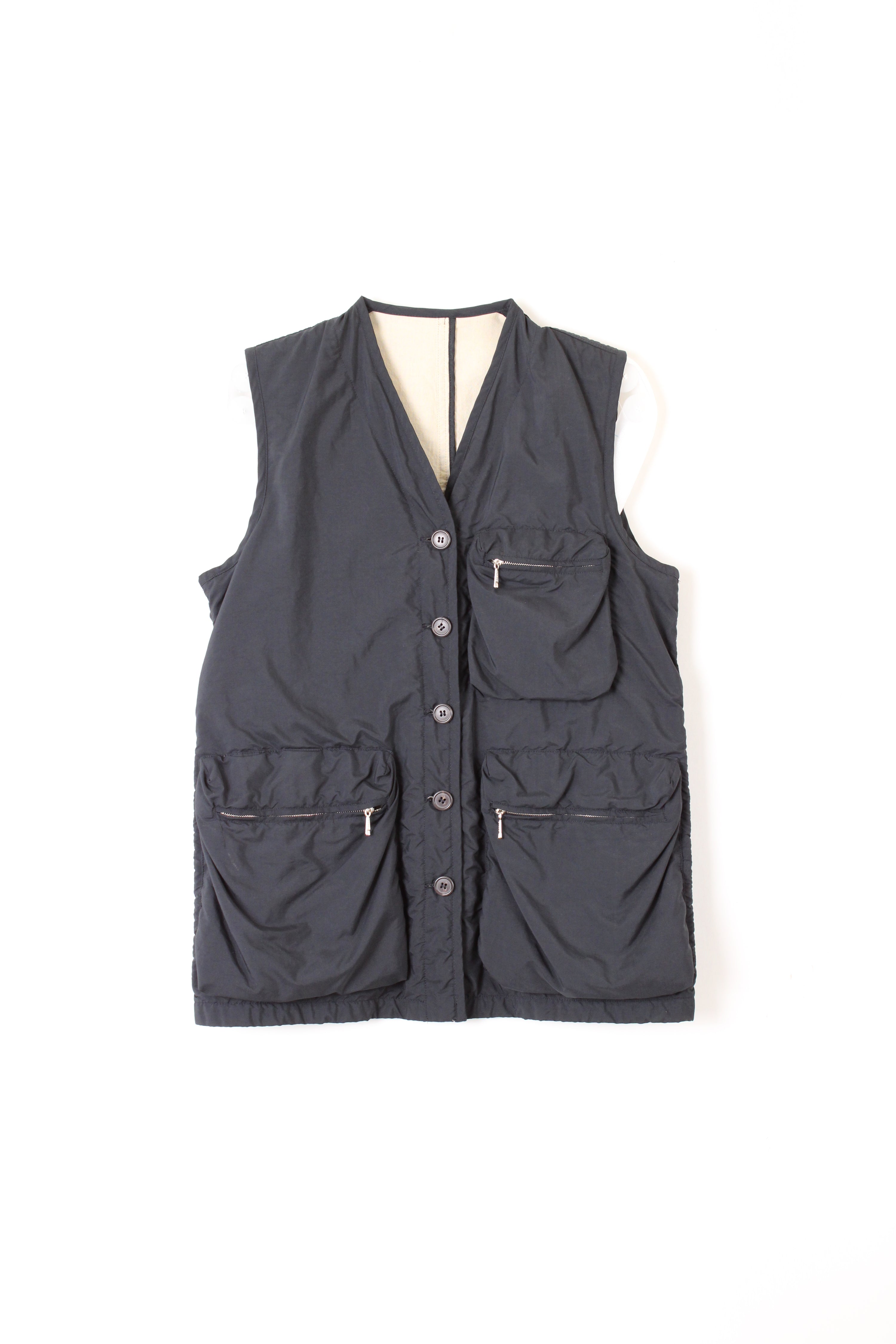 VINTAGE VEST BLUE ALLEGRI MADE IN ITALY - S/M