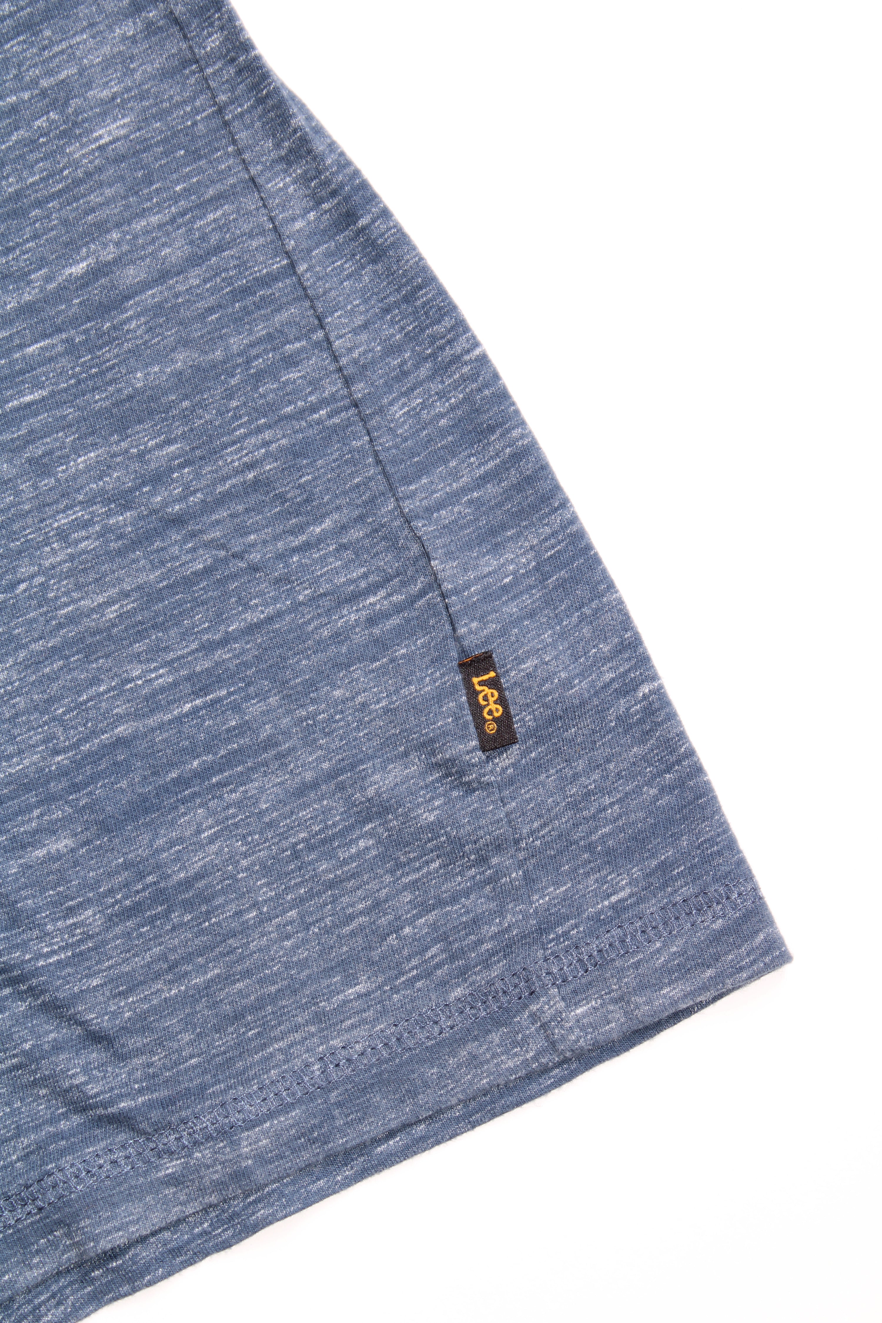 LEE HENLEY T-SHIRT BLUE - XL