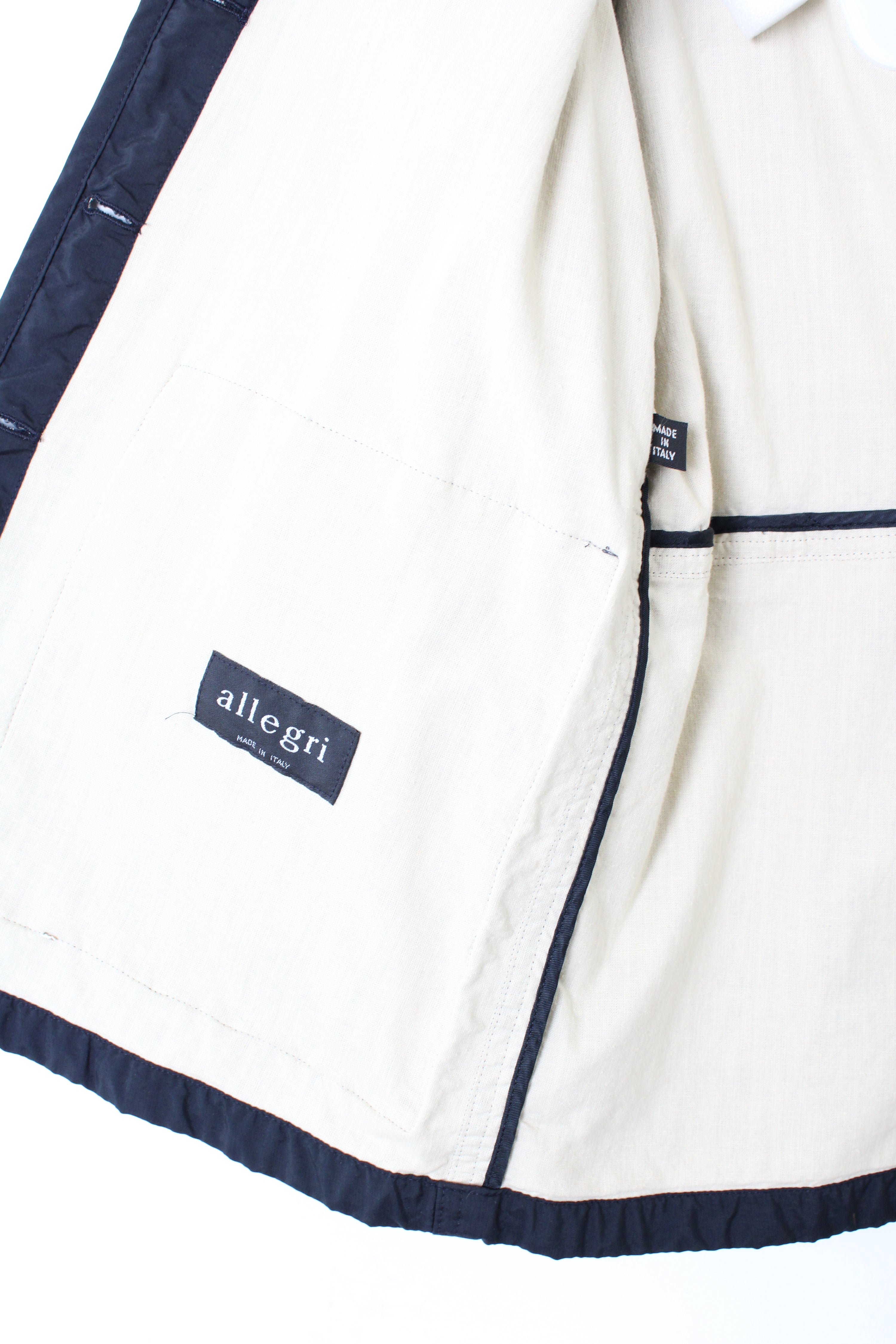 VINTAGE VEST BLUE ALLEGRI MADE IN ITALY - S/M