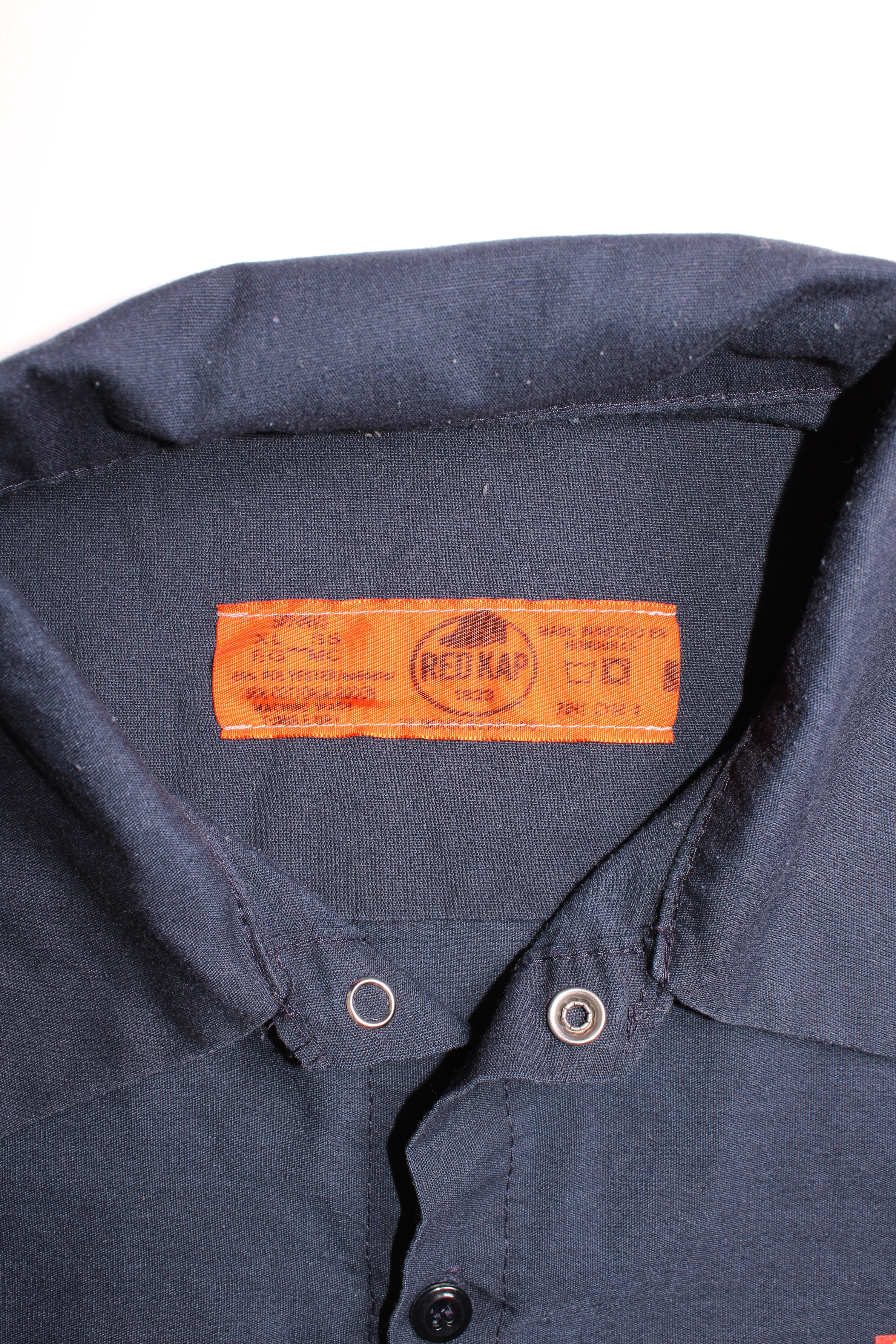 VINTAGE REDKAP WORK SHIRT BLUE RICKOLI - XL