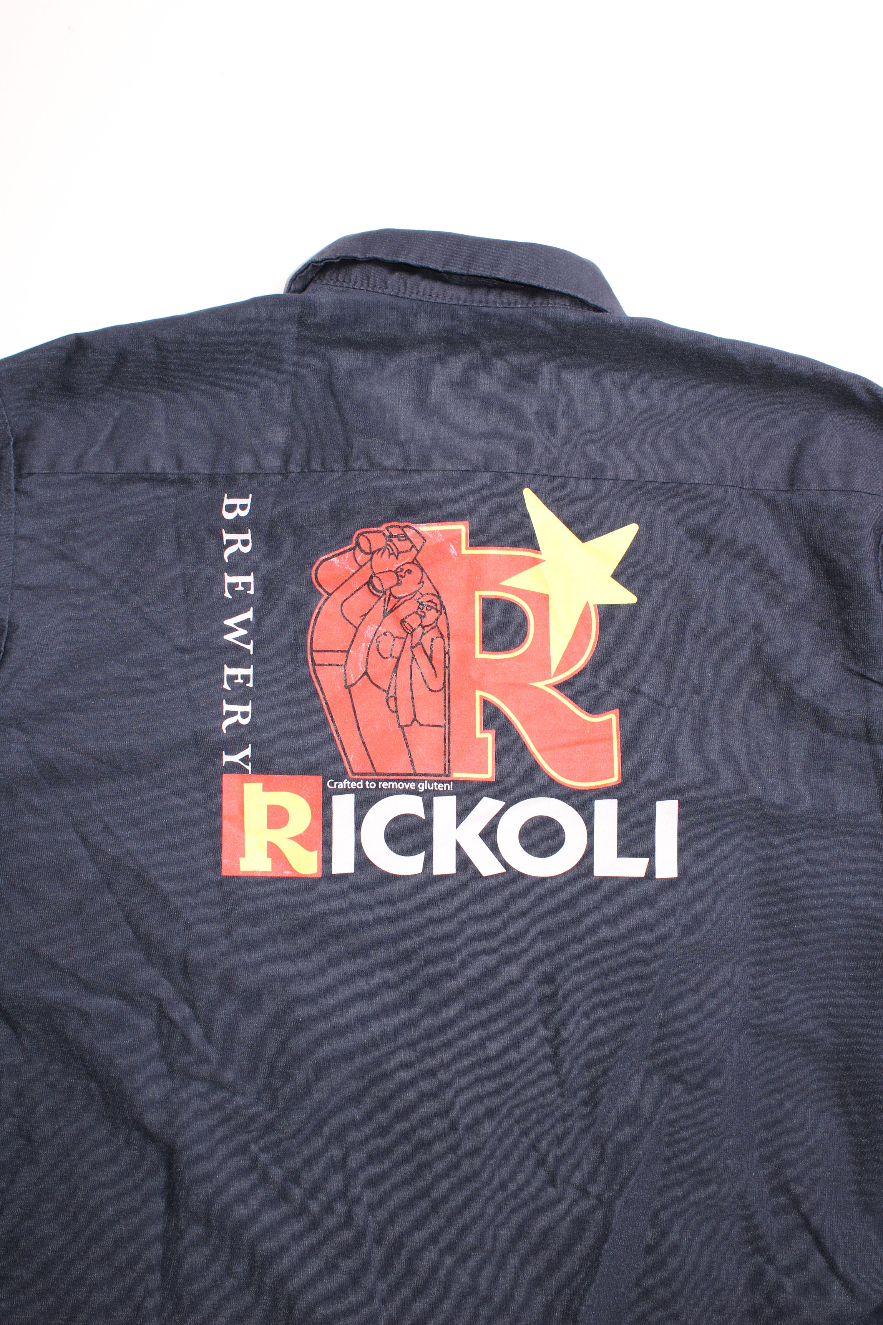 VINTAGE REDKAP WORK SHIRT BLUE RICKOLI - XL
