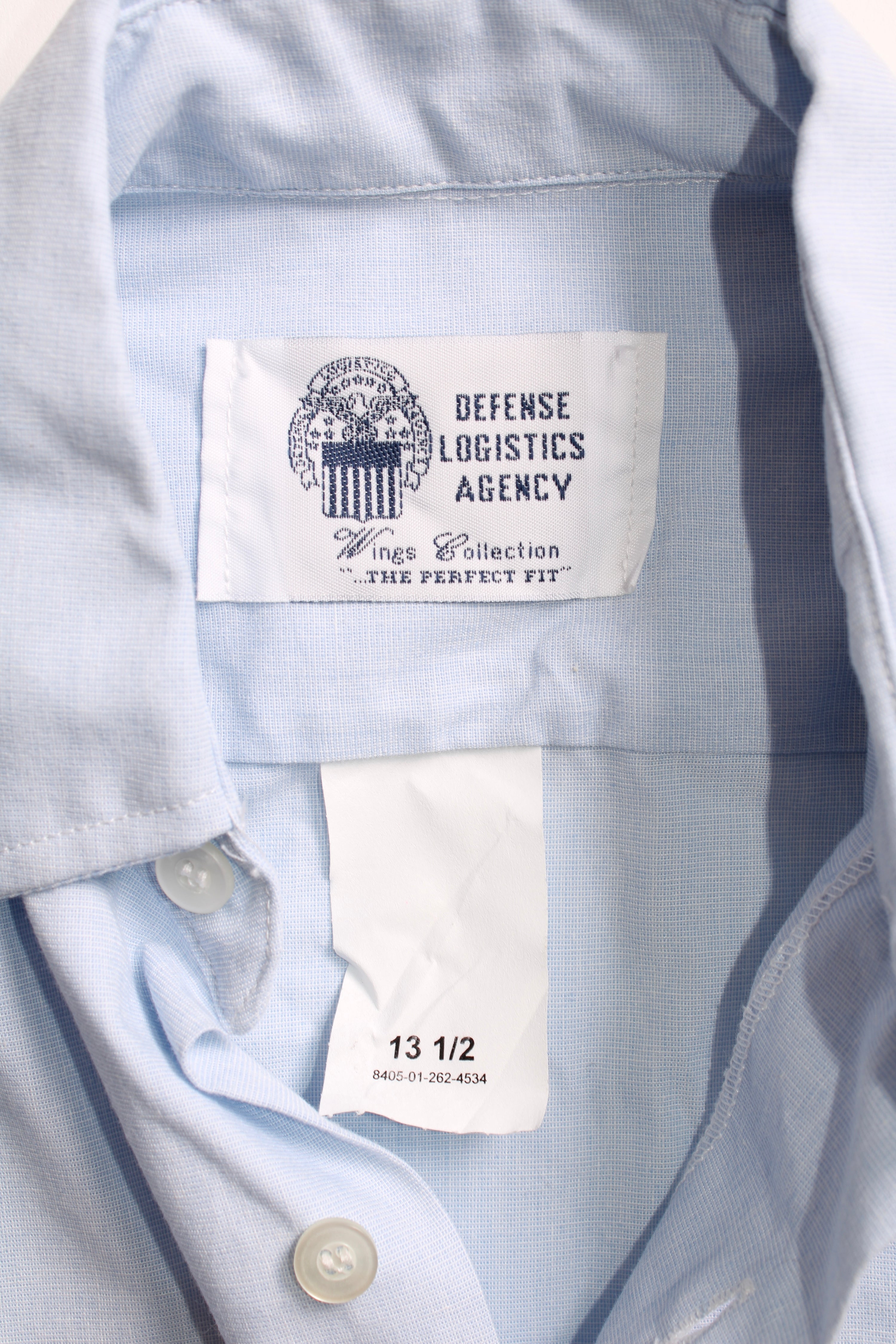 US ARMY VINTAGE UNIFORM SHIRT LIGHT BLUE - XS/S