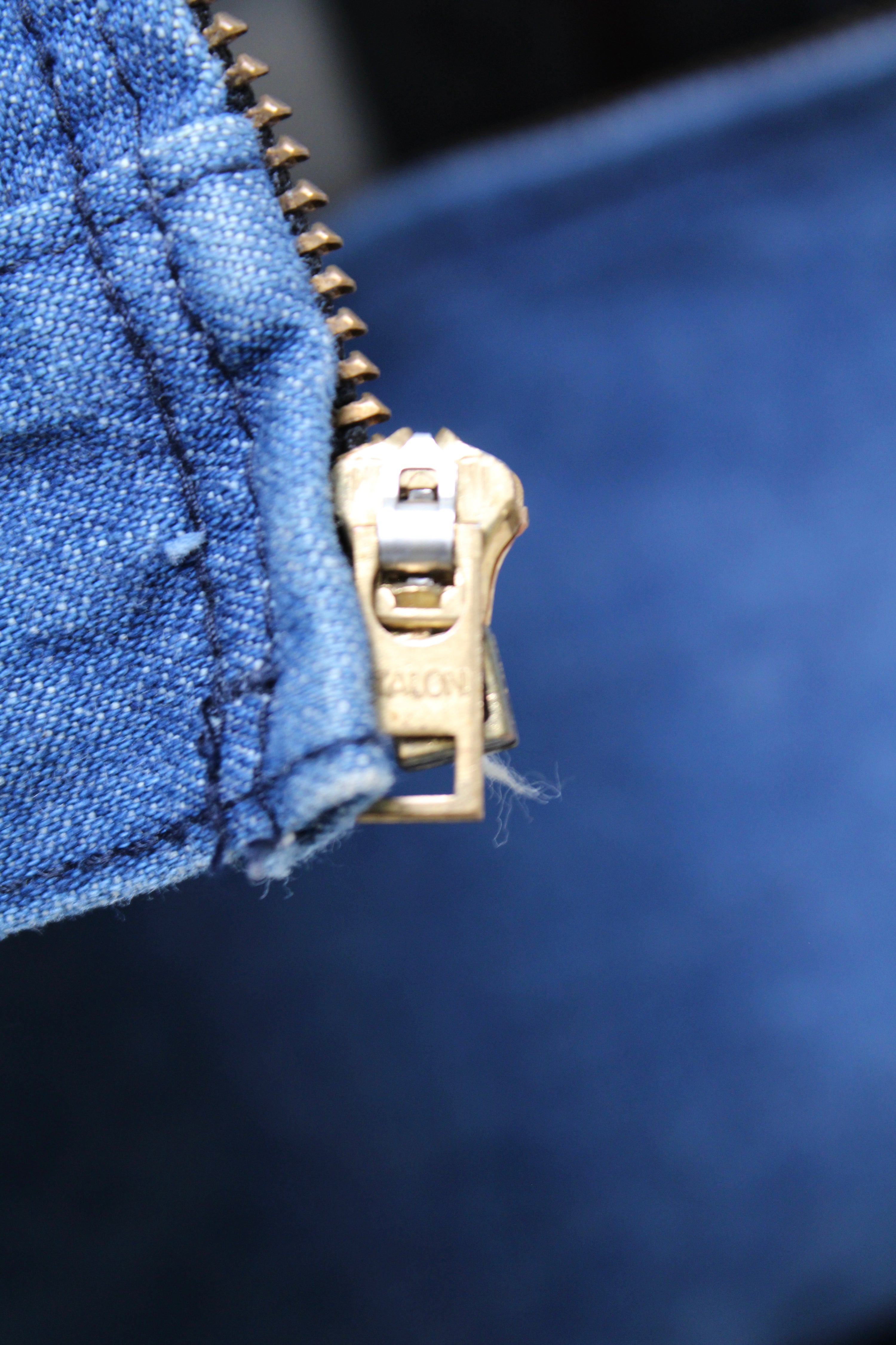 1980S BIG BEN WORK DENIM JACKET BLUE MADE IN USA - M/L