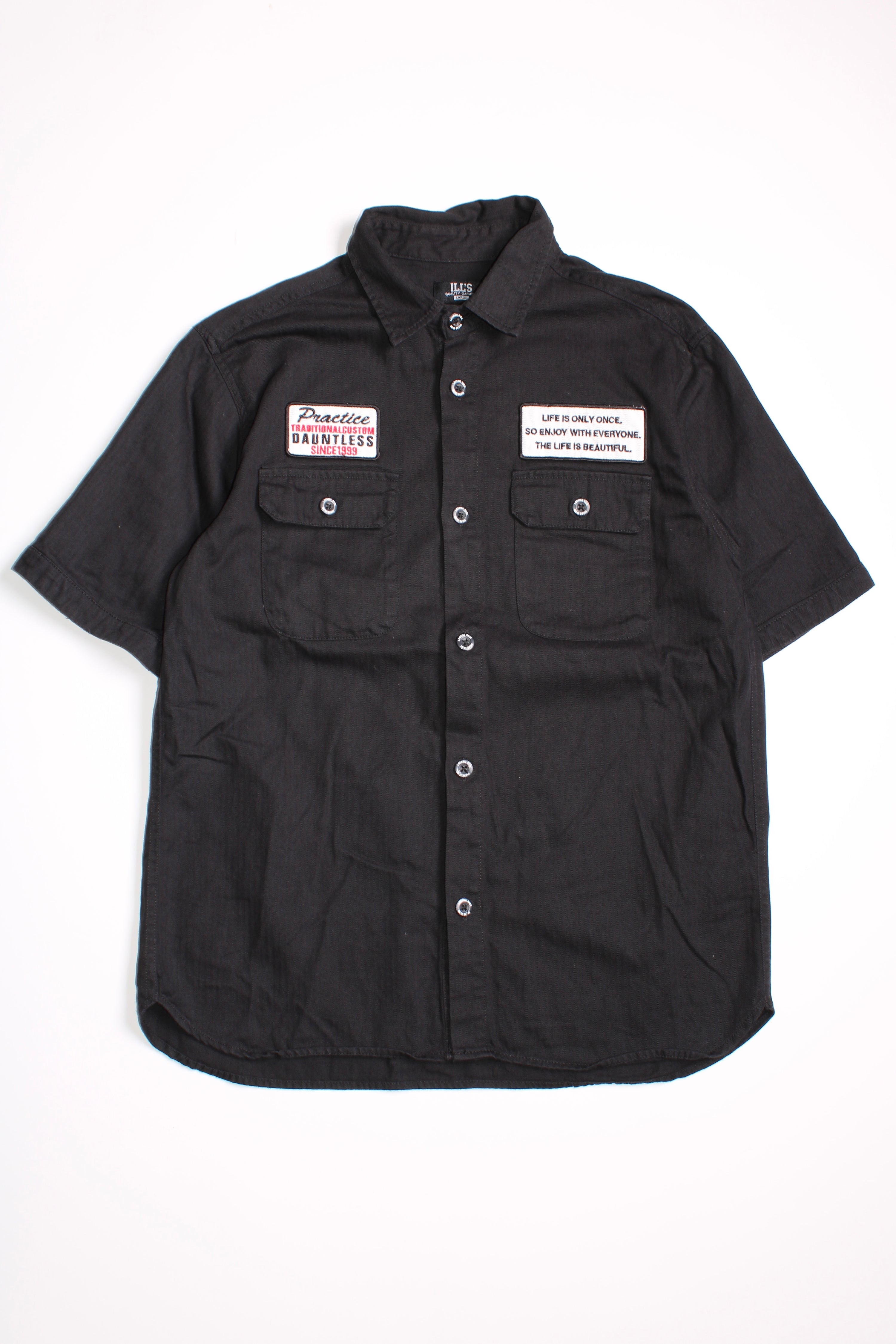 VINTAGE WORK SHIRT HBT BLACK - L