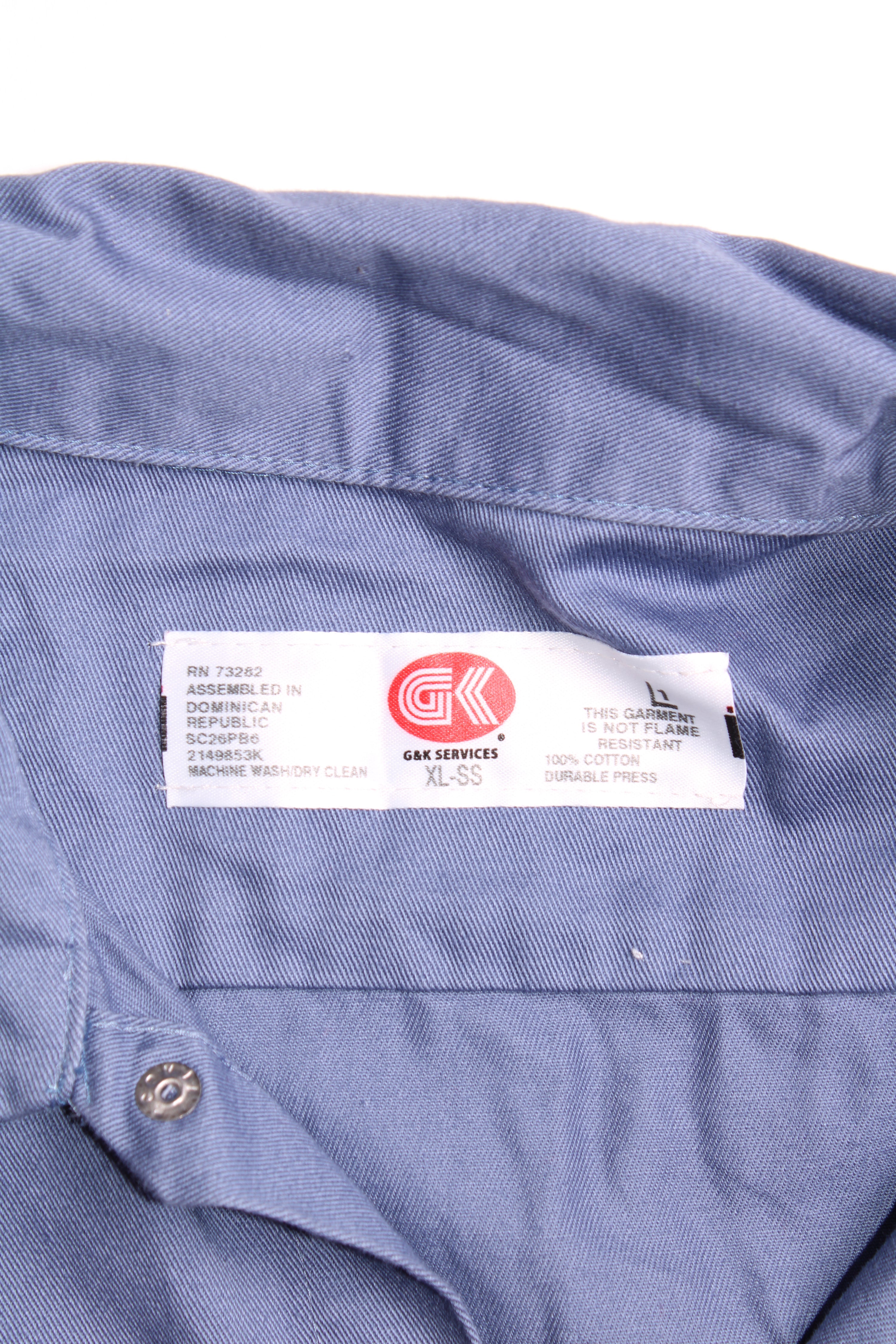 VINTAGE WORK SHIRT GK BLUE - XL