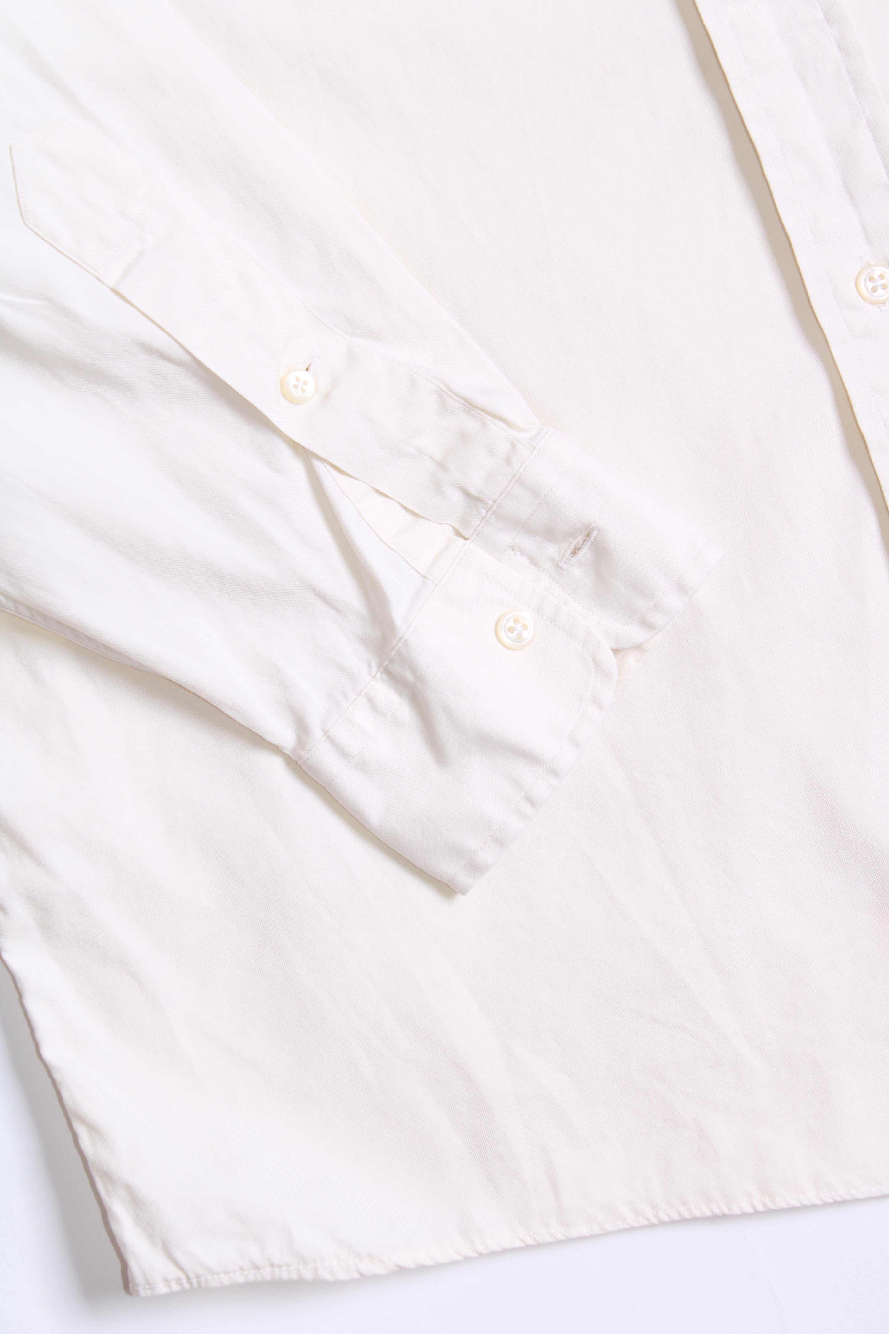 RALPH LAUREN BUTTON DOWN COTTON SHIRT BUTTER - M/L