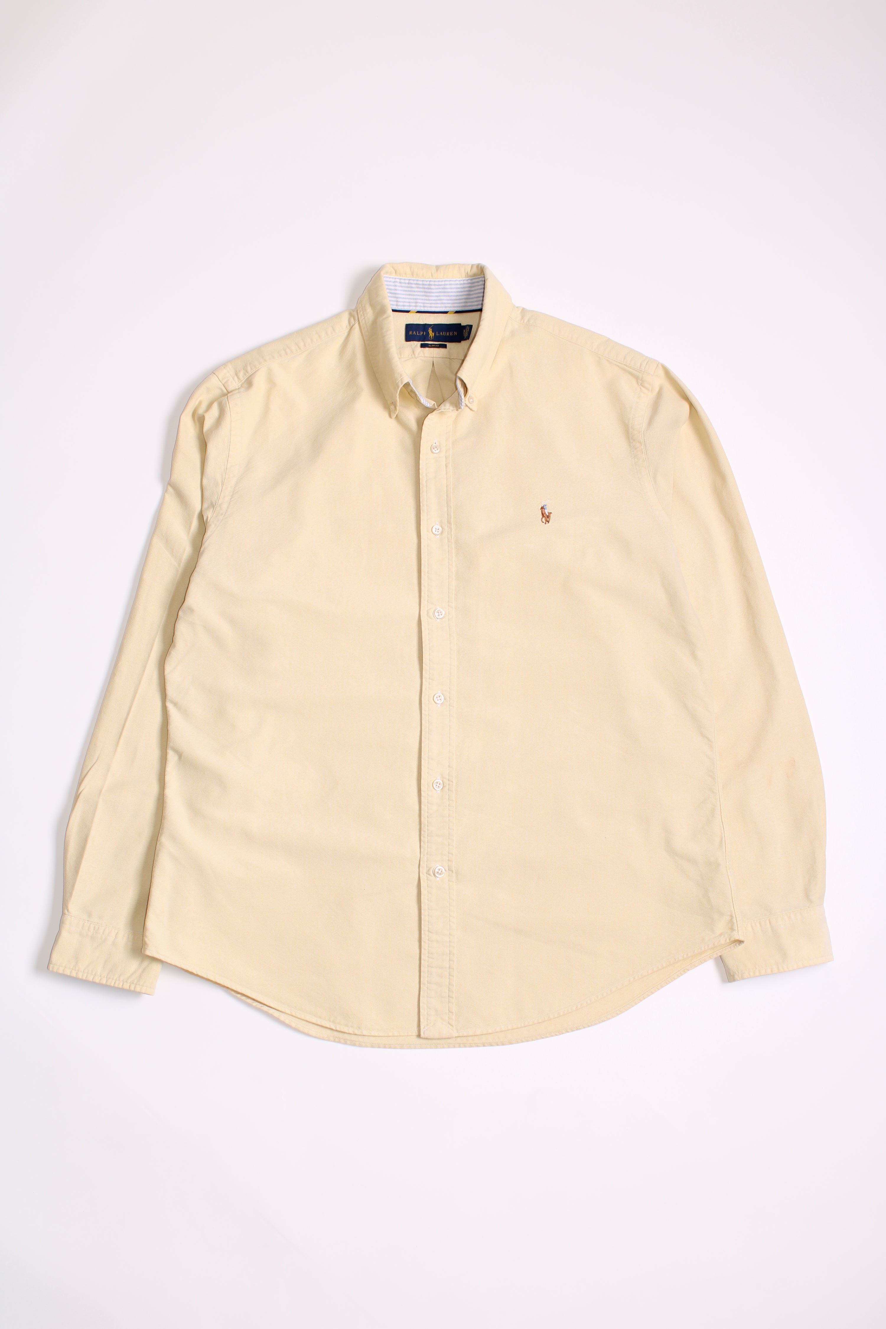 RALPH LAUREN OXFORD SHIRT YELLOW - XL