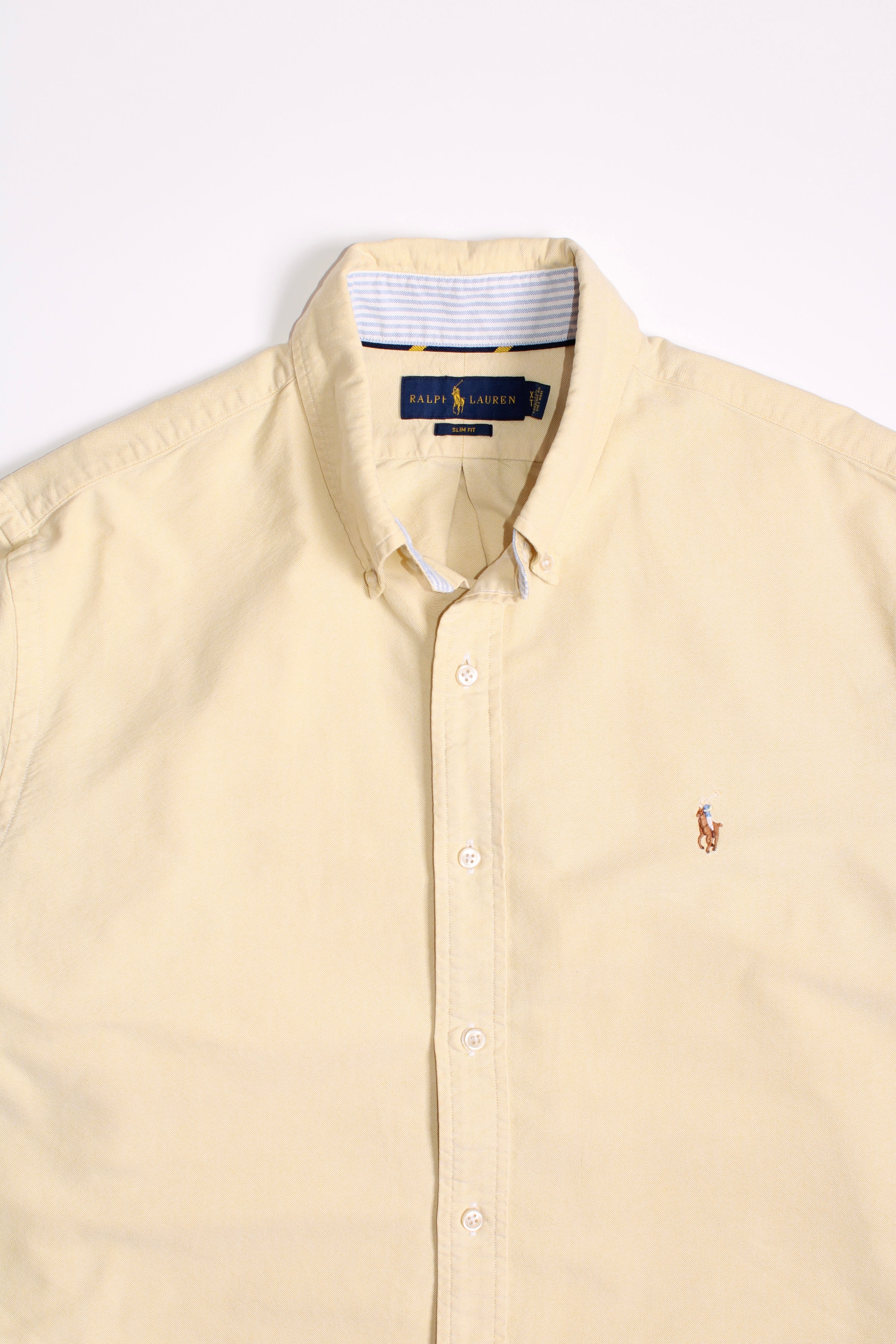 RALPH LAUREN OXFORD SHIRT YELLOW - XL