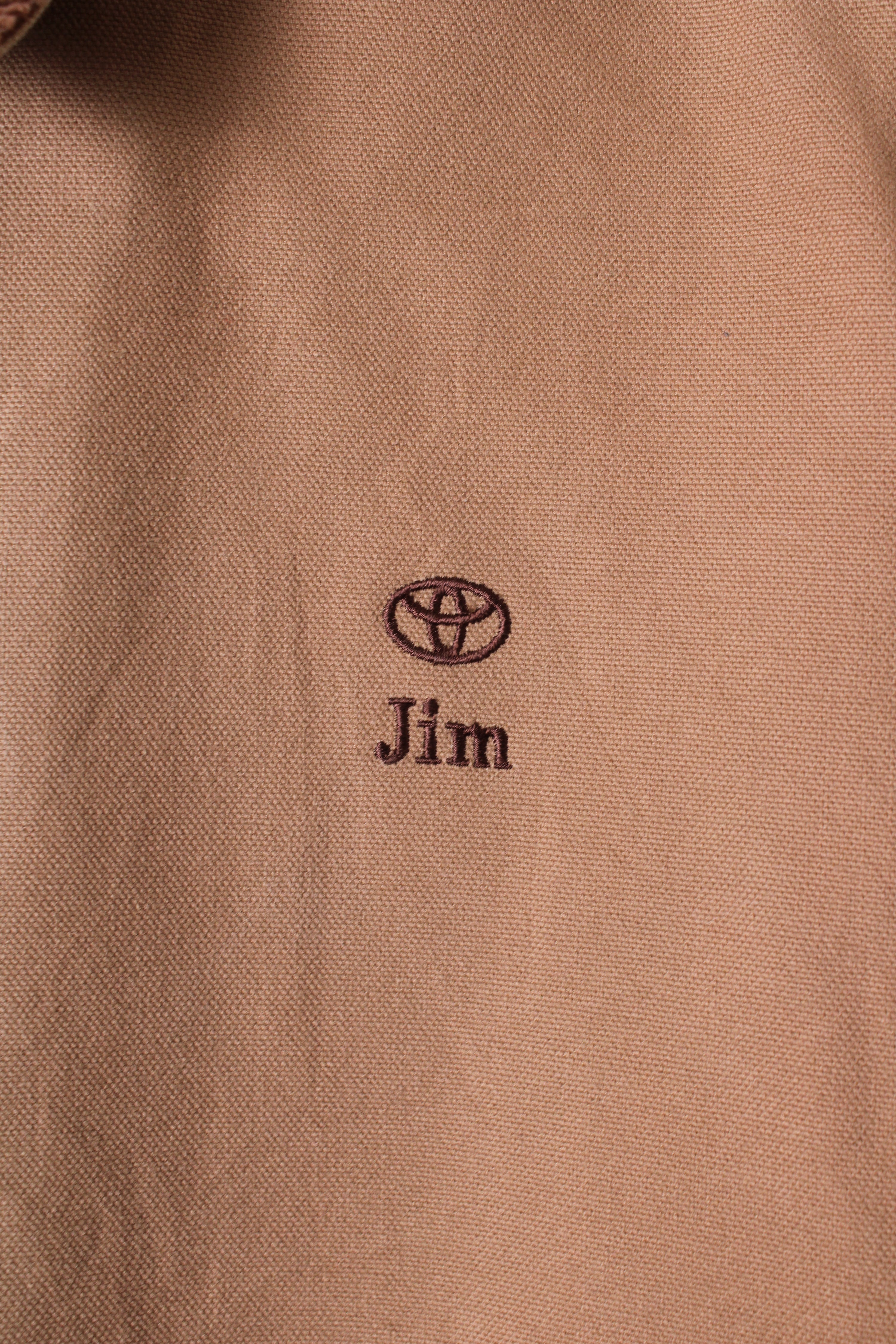 VINTAGE BARN JACKET TOYOTA CANVAS BROWN - L