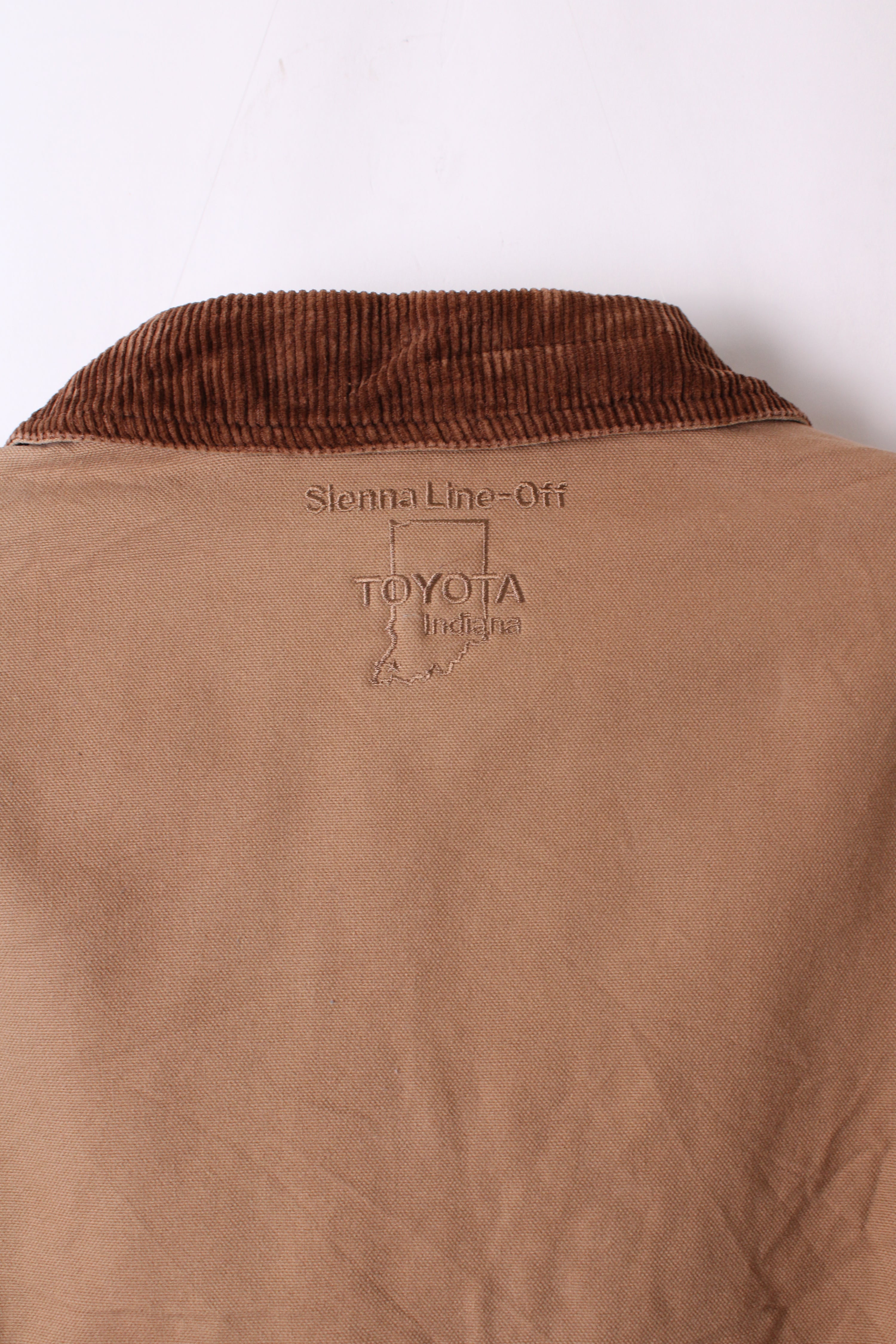 VINTAGE BARN JACKET TOYOTA CANVAS BROWN - L