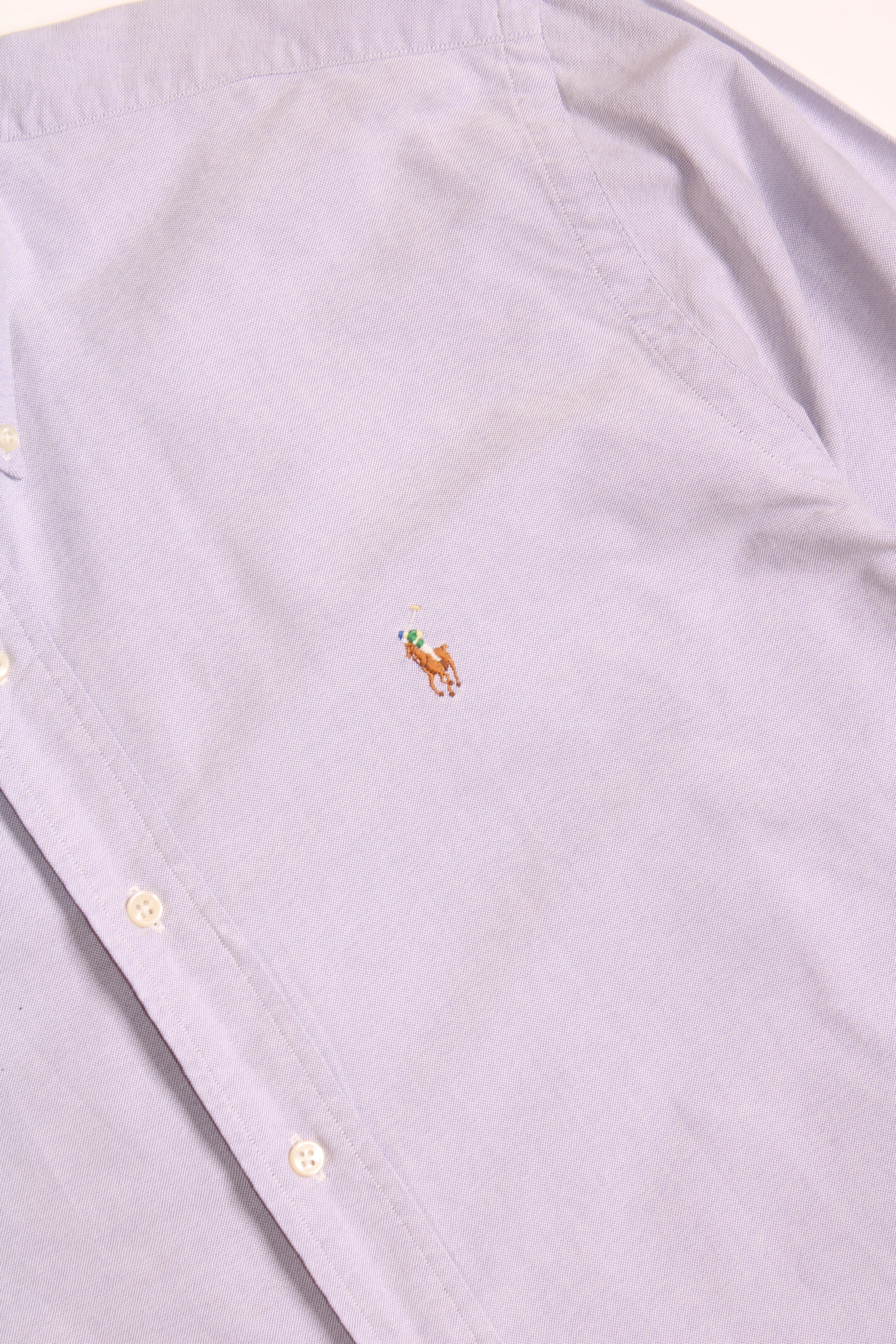 RALPH LAUREN OXFORD SHIRT LIGHT PURPLE - XL