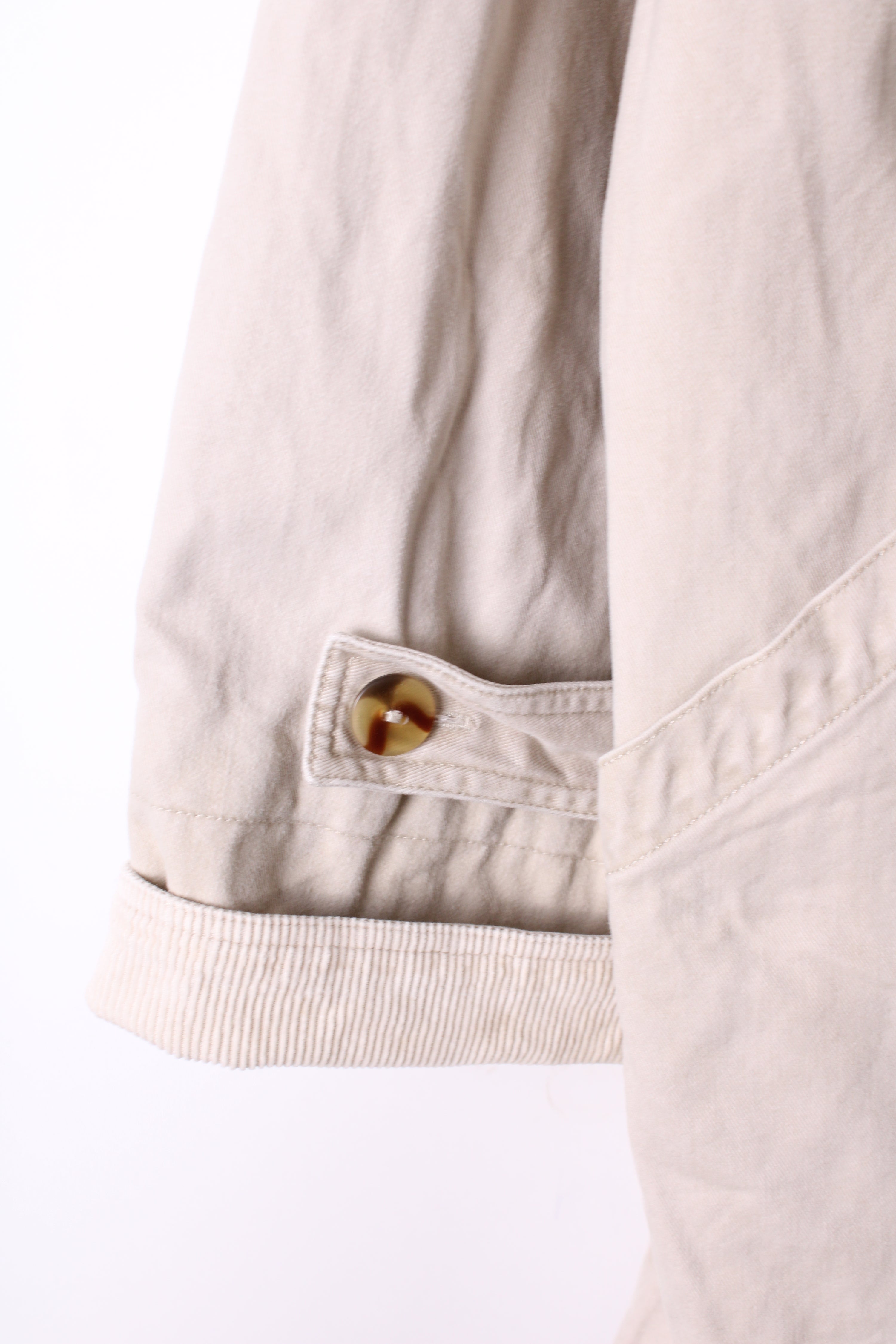 VINTAGE HUNTING JACKET COTTON BEIGE - L