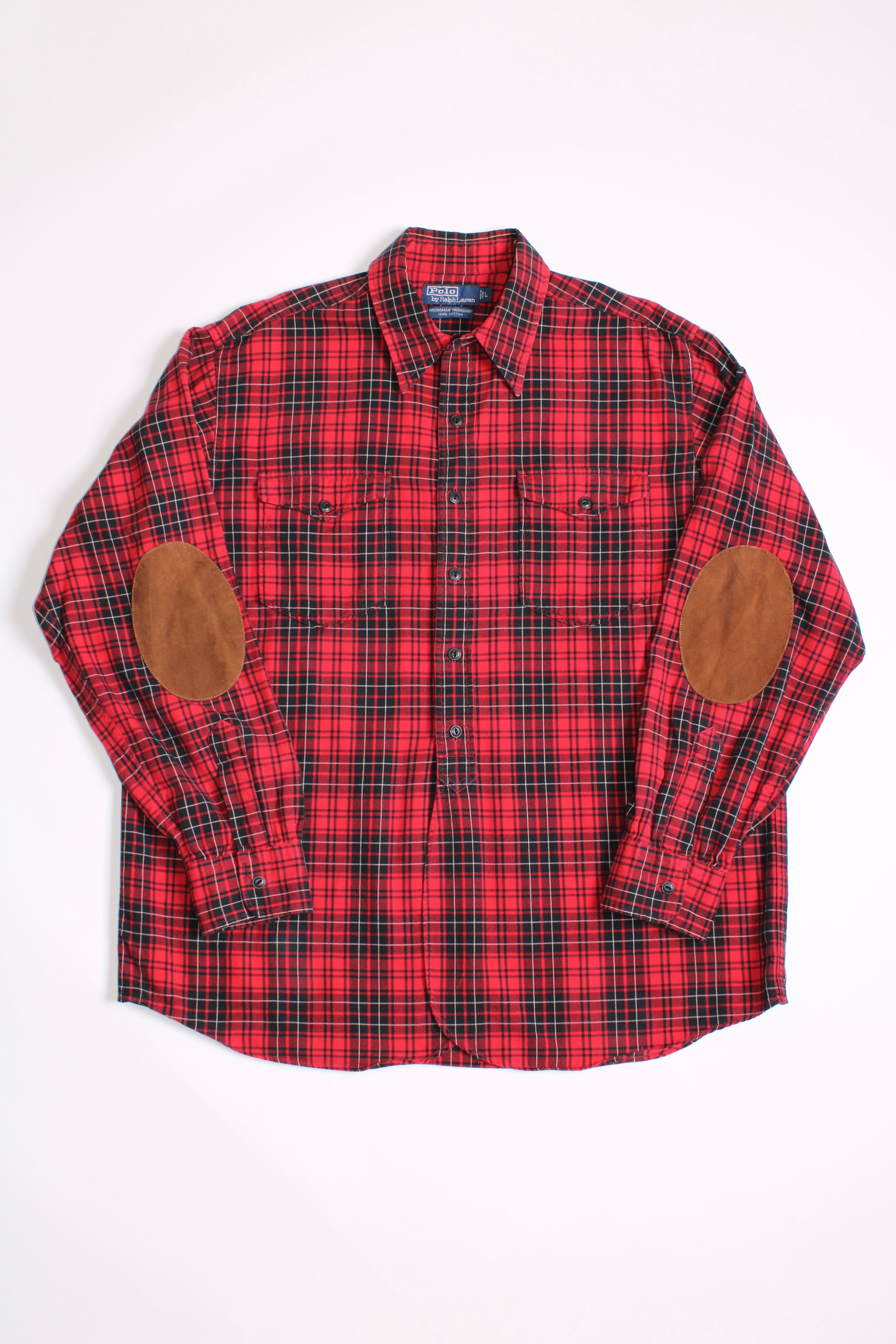 RALPH LAUREN WOODSMAN WORK SHIRT - L