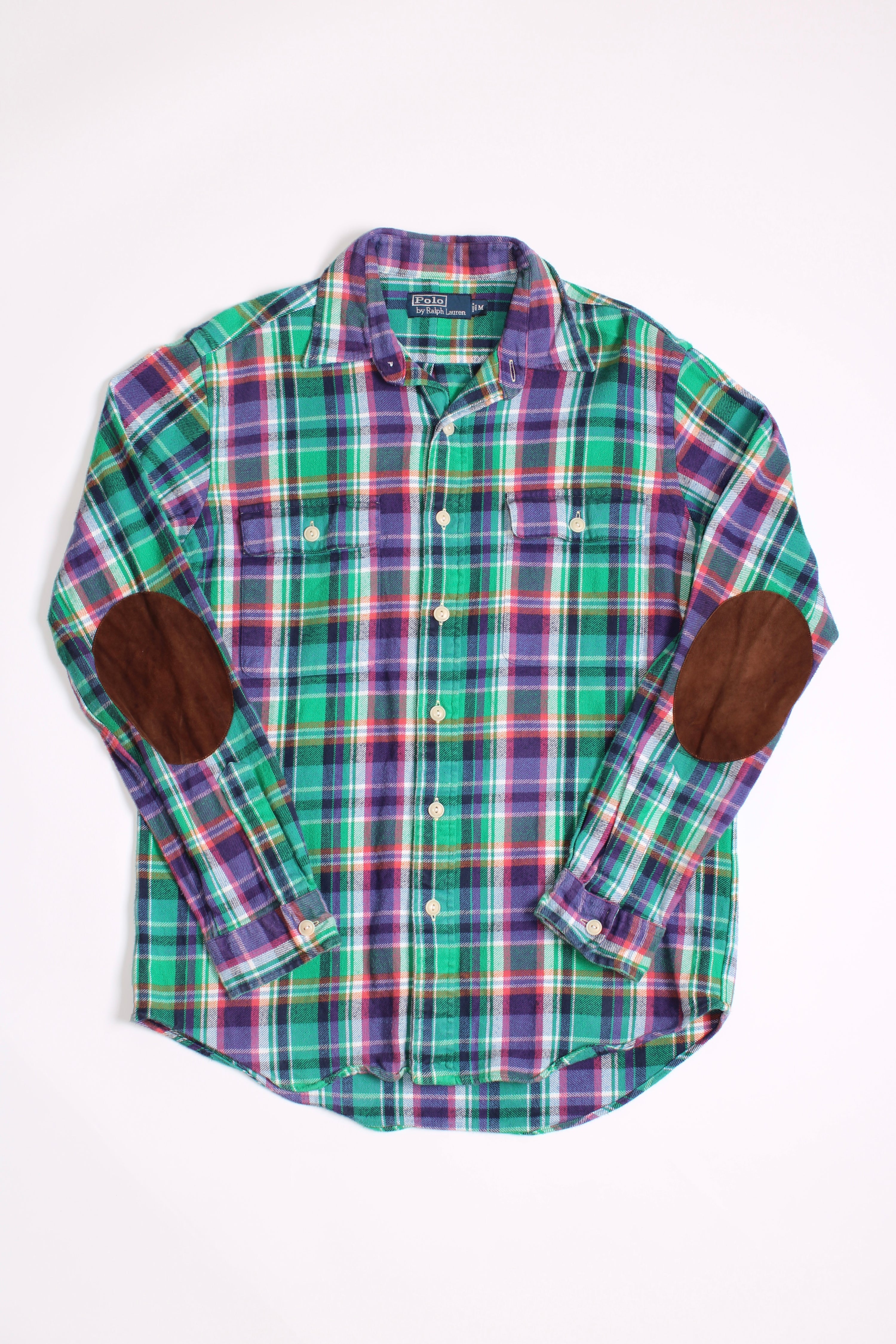 RALPH LAUREN FLANNEL WORK SHIRT - M