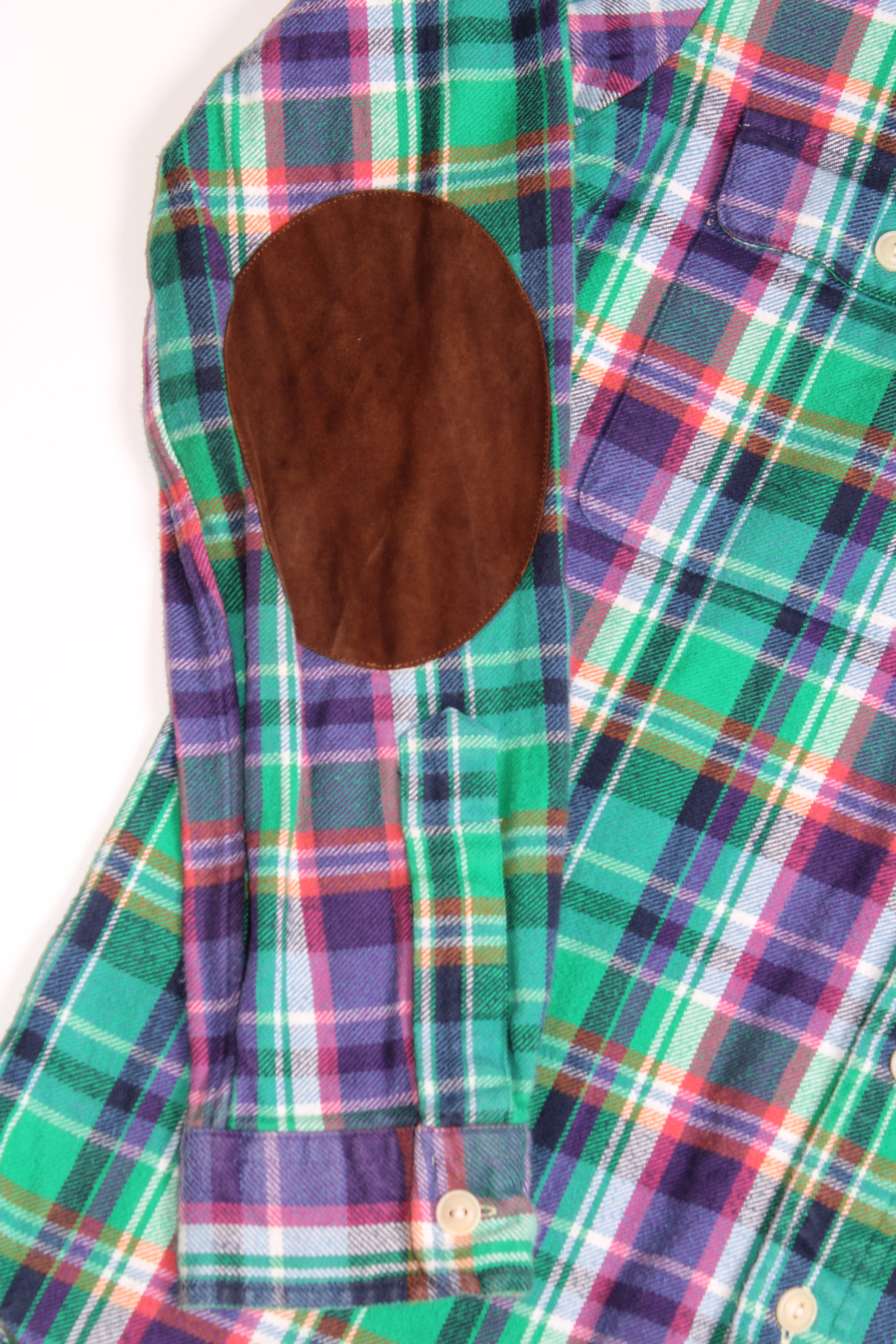 RALPH LAUREN FLANNEL WORK SHIRT - M
