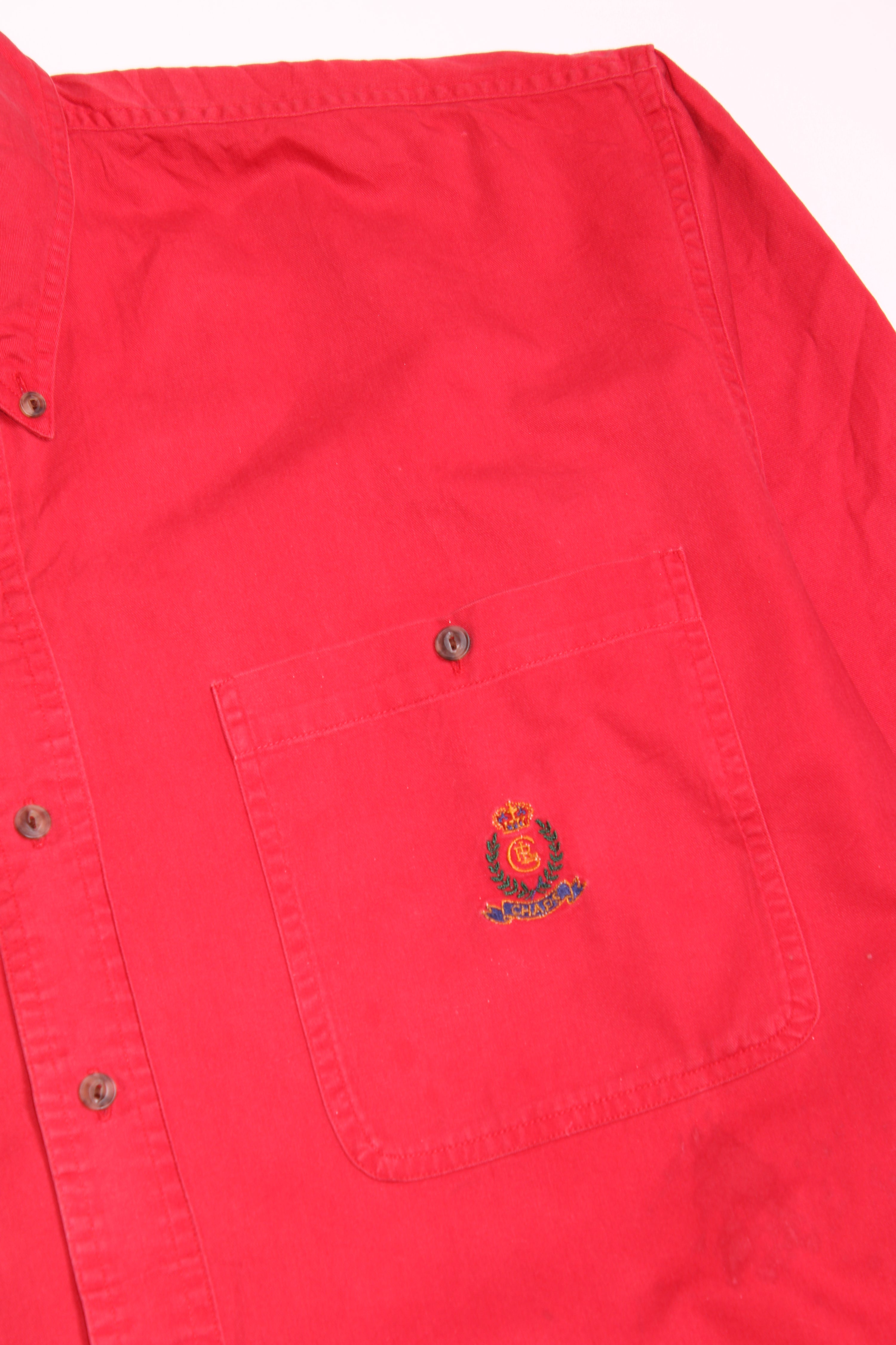 RALPH LAUREN CHAPS COTTON SHIRT RED - M