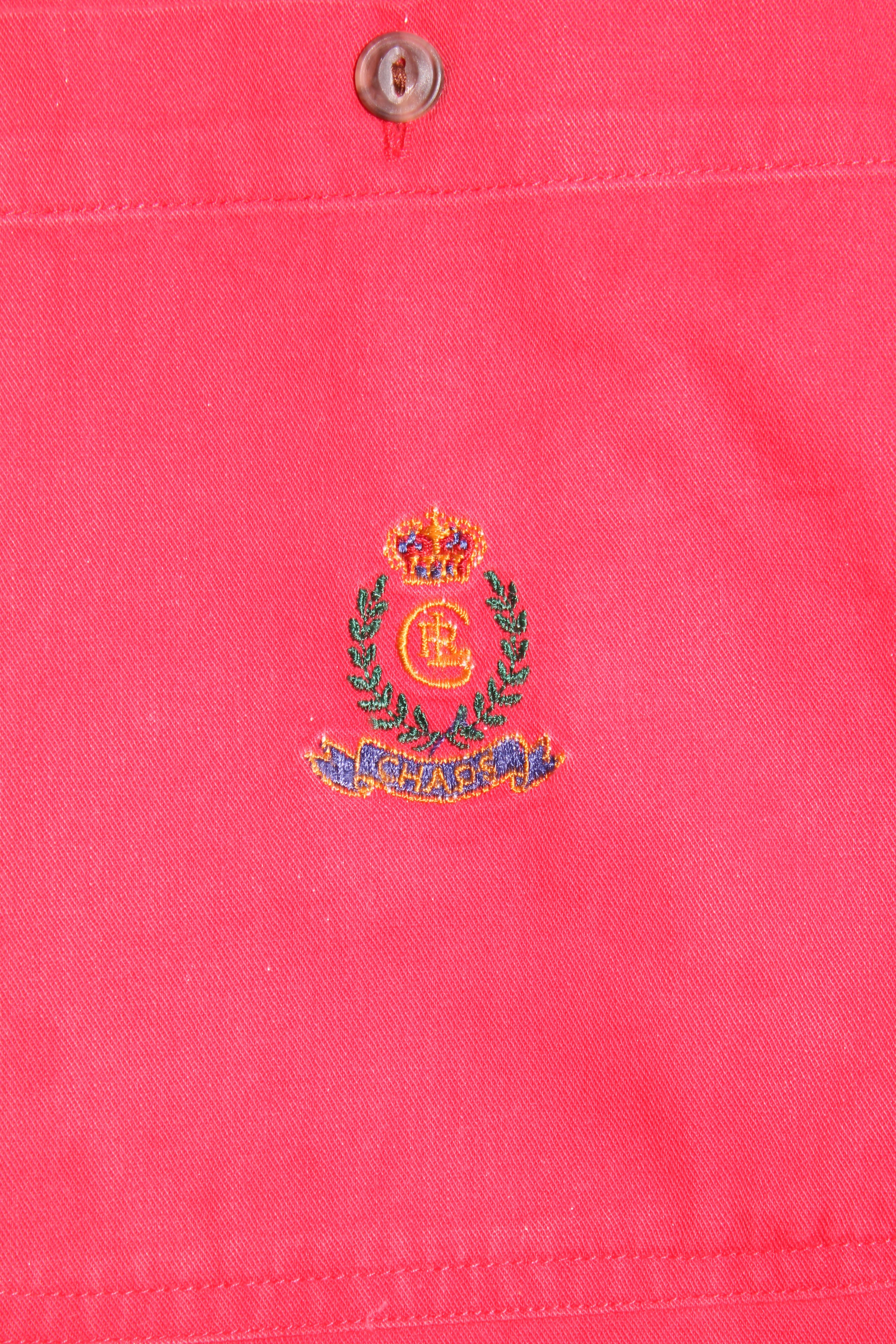 RALPH LAUREN CHAPS COTTON SHIRT RED - M