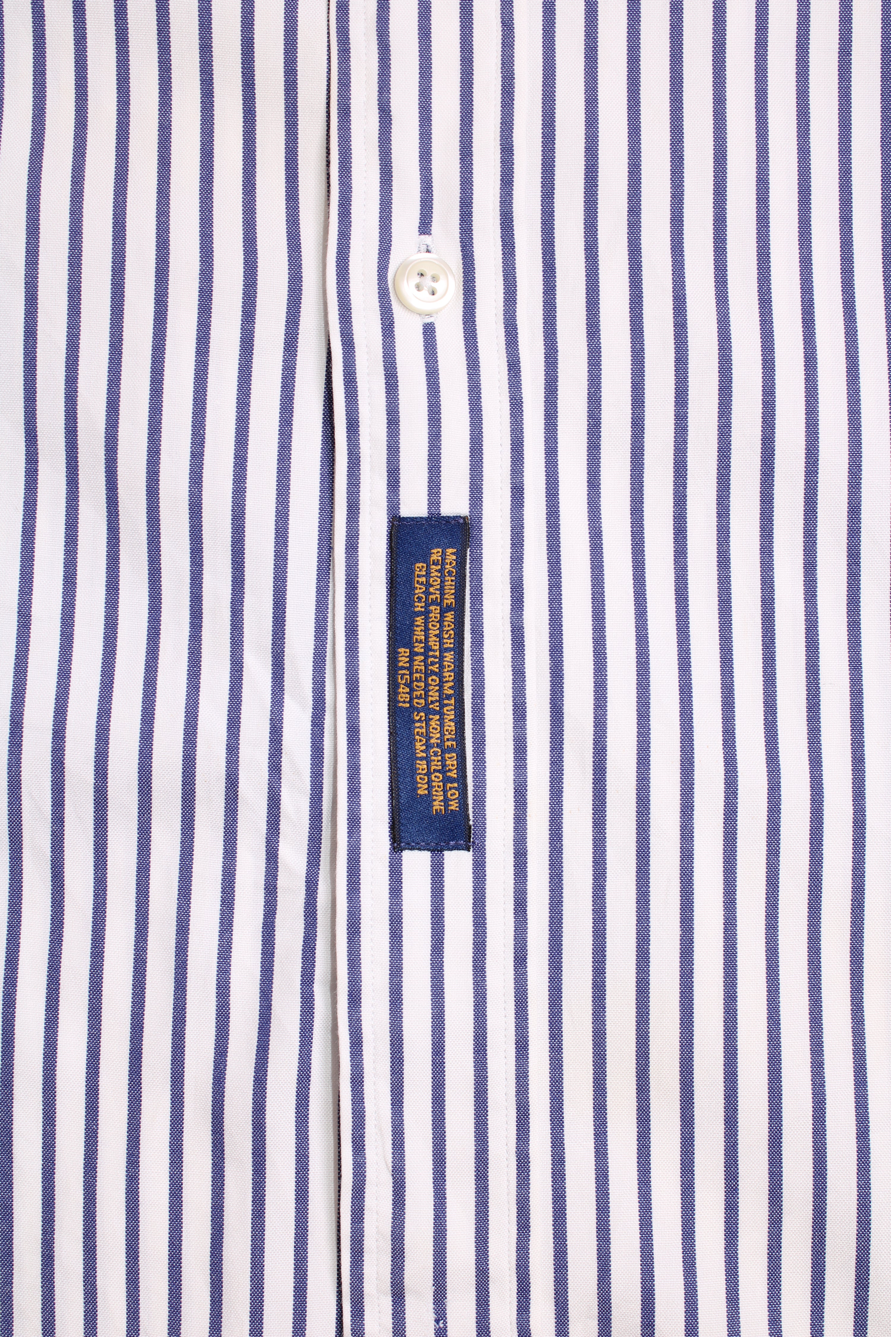 TOMMY HILFIGER VINTAGE COTTON STRIPED SHIRT BLUE - M