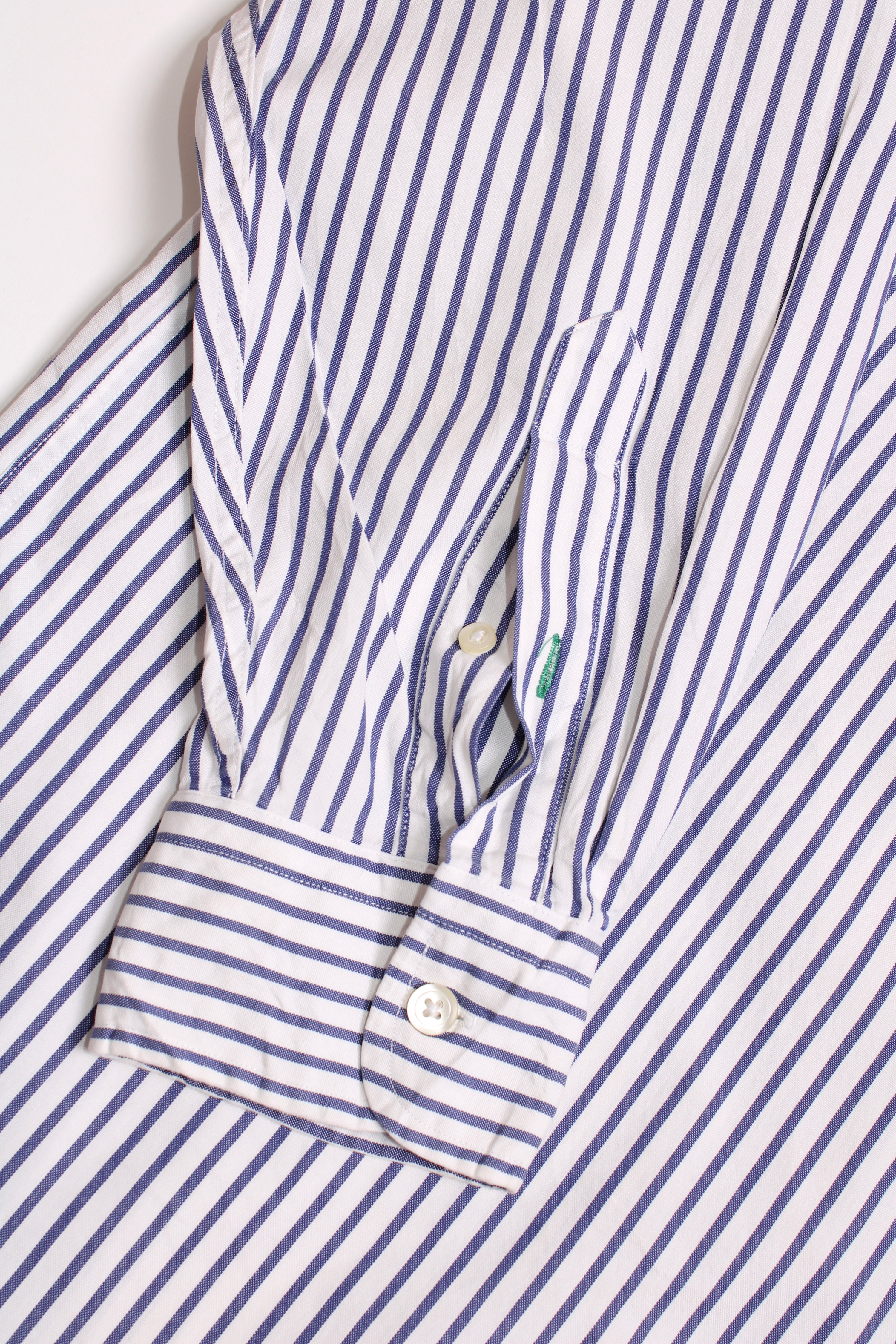 TOMMY HILFIGER VINTAGE COTTON STRIPED SHIRT BLUE - M