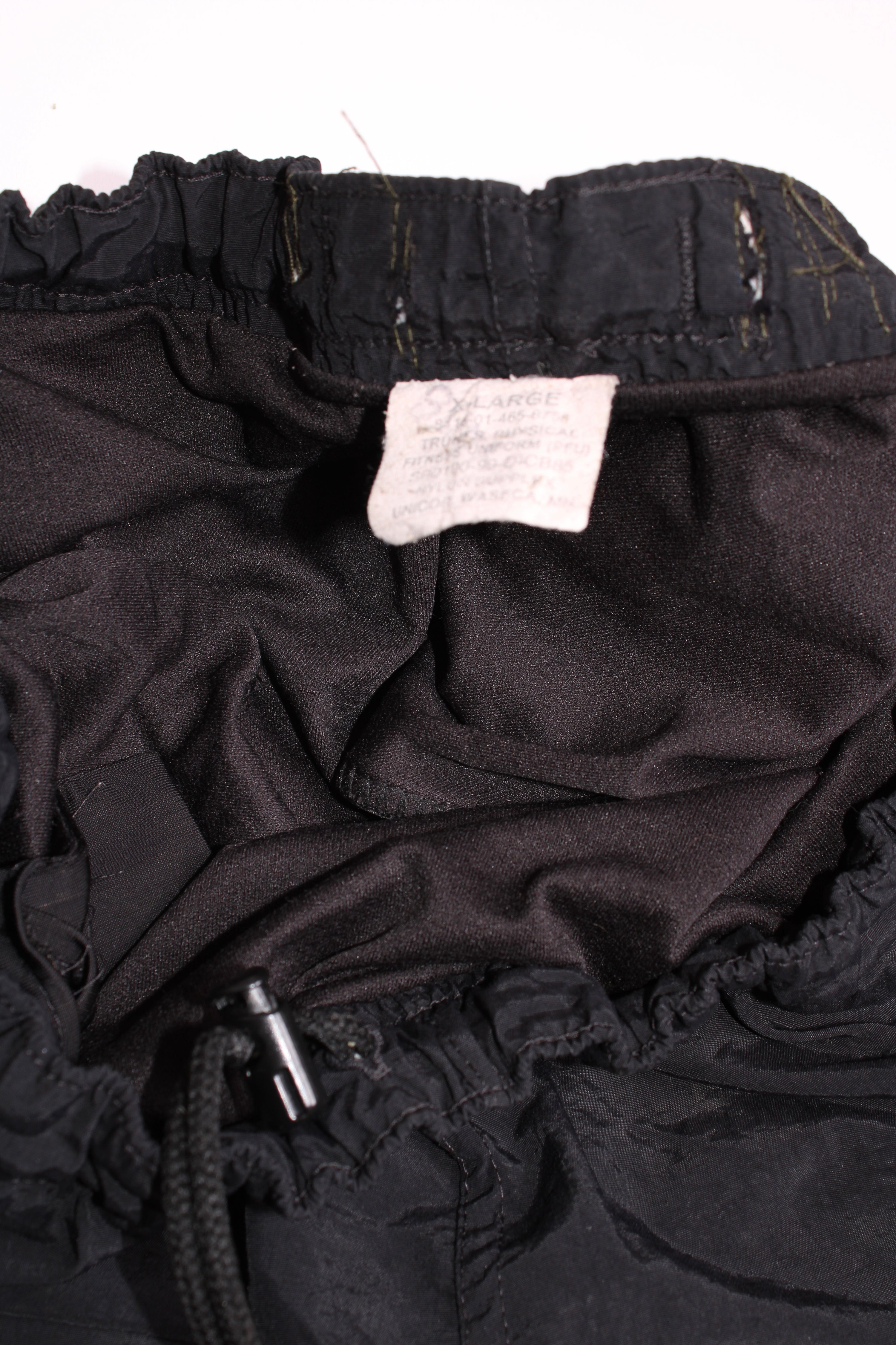 US ARMY VINTAGE TRAINING SHORTS BLACK - XL