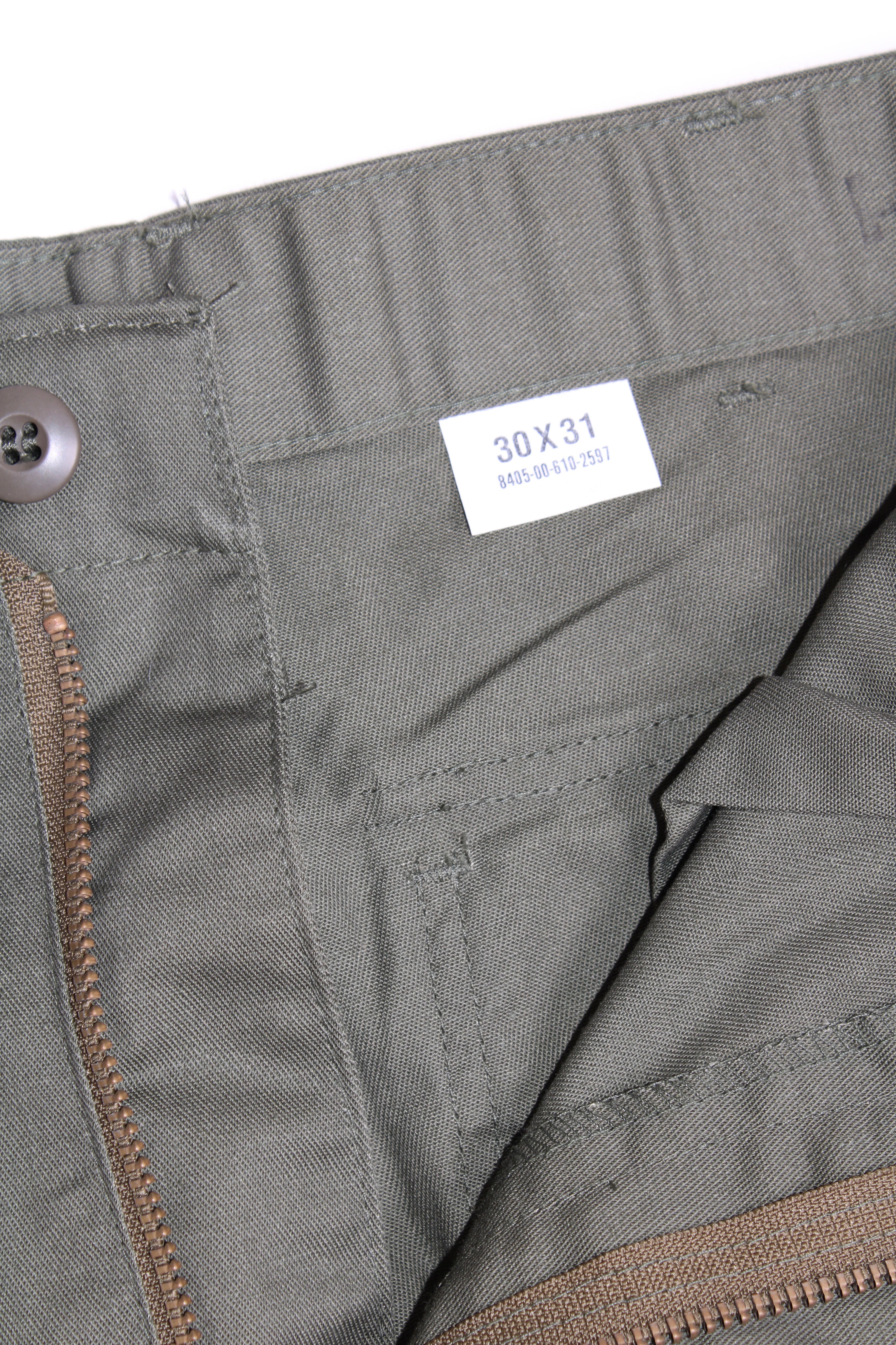 US ARMY OG 507 FATIGUE PANTS GREEN - W30
