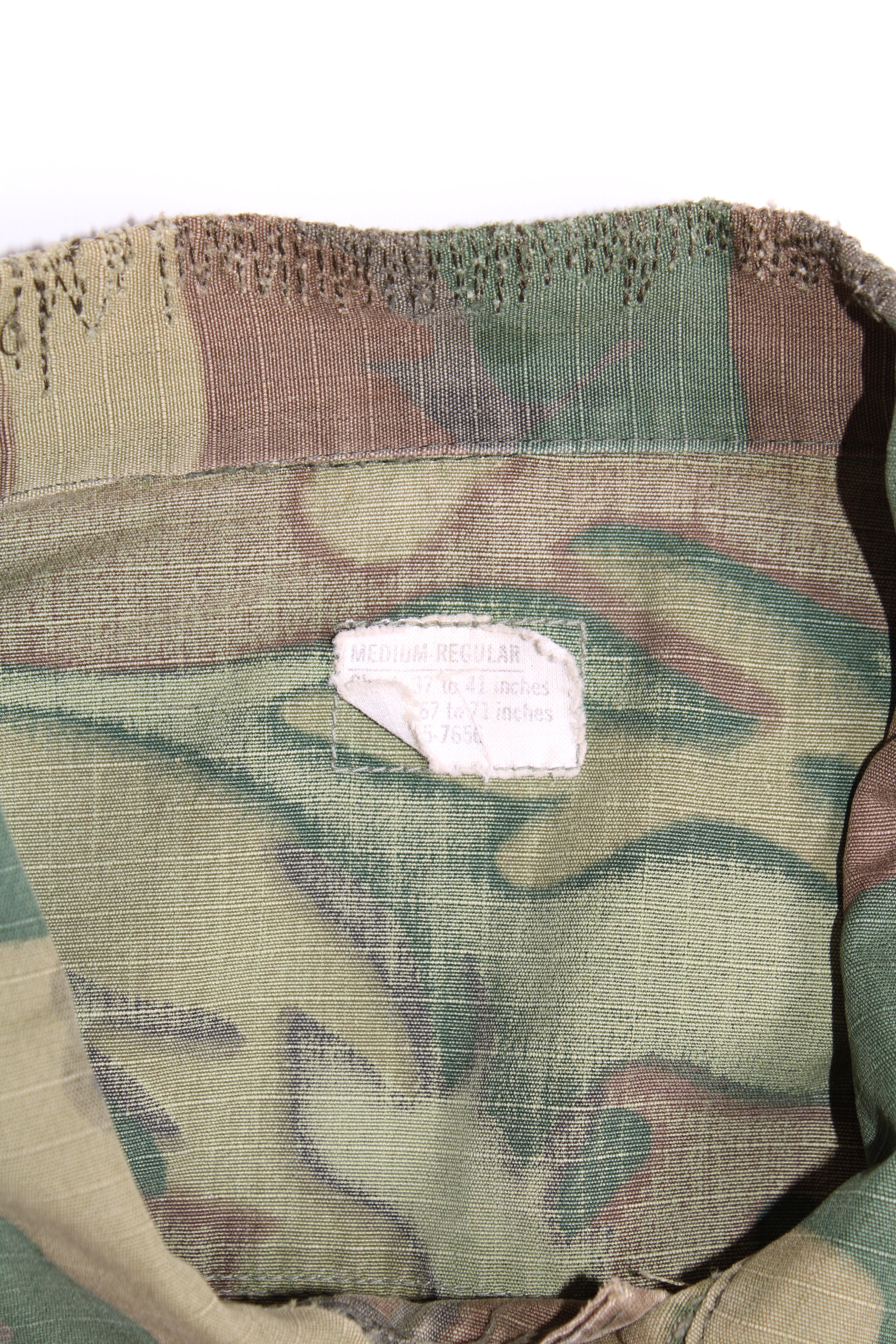 US ARMY JUNGLE JACKET VINTAGE ERDL CAMO VIETNAM - M