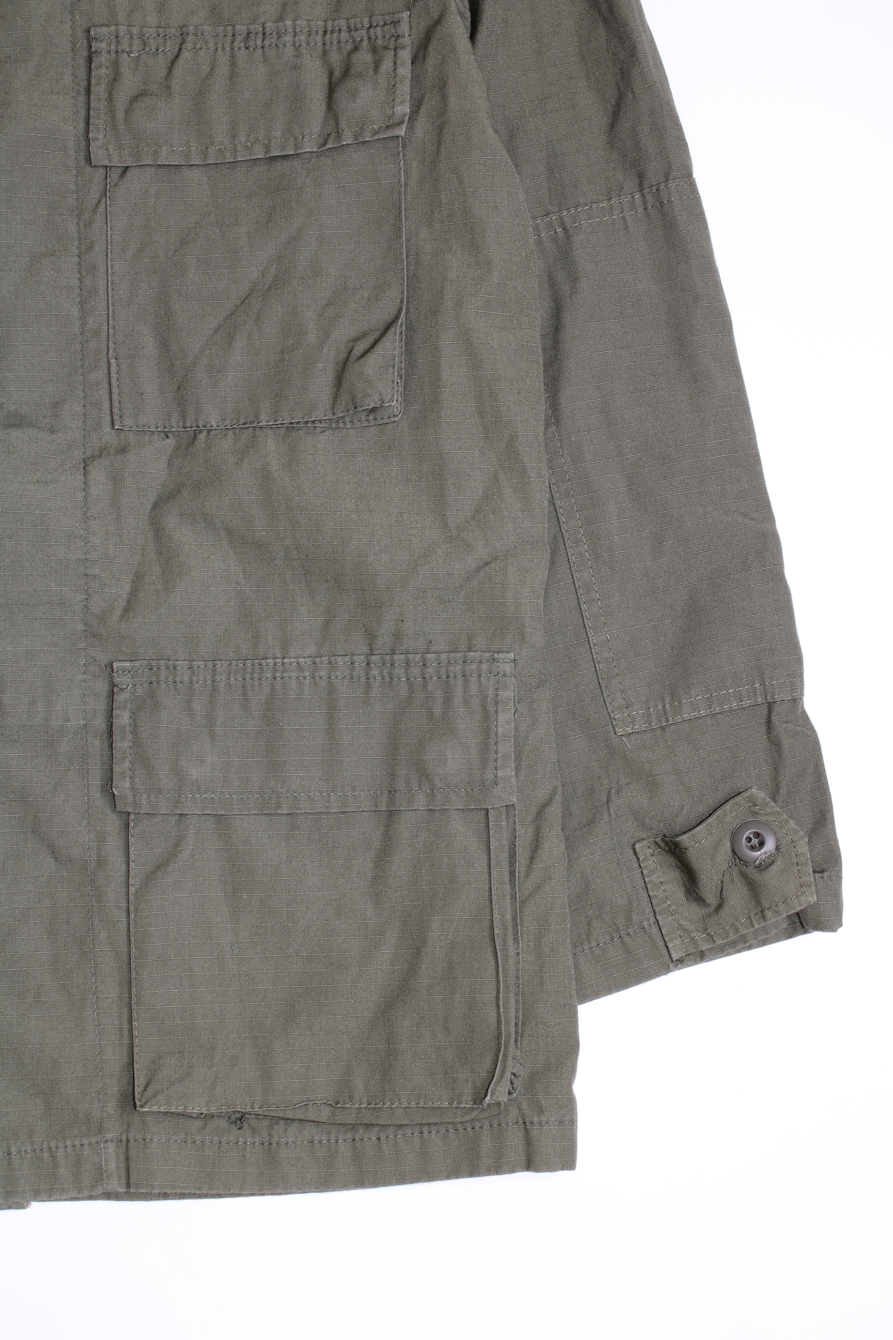 US ARMY OG 107 VINTAGE BDU JACKET OLIVE GREEN - S