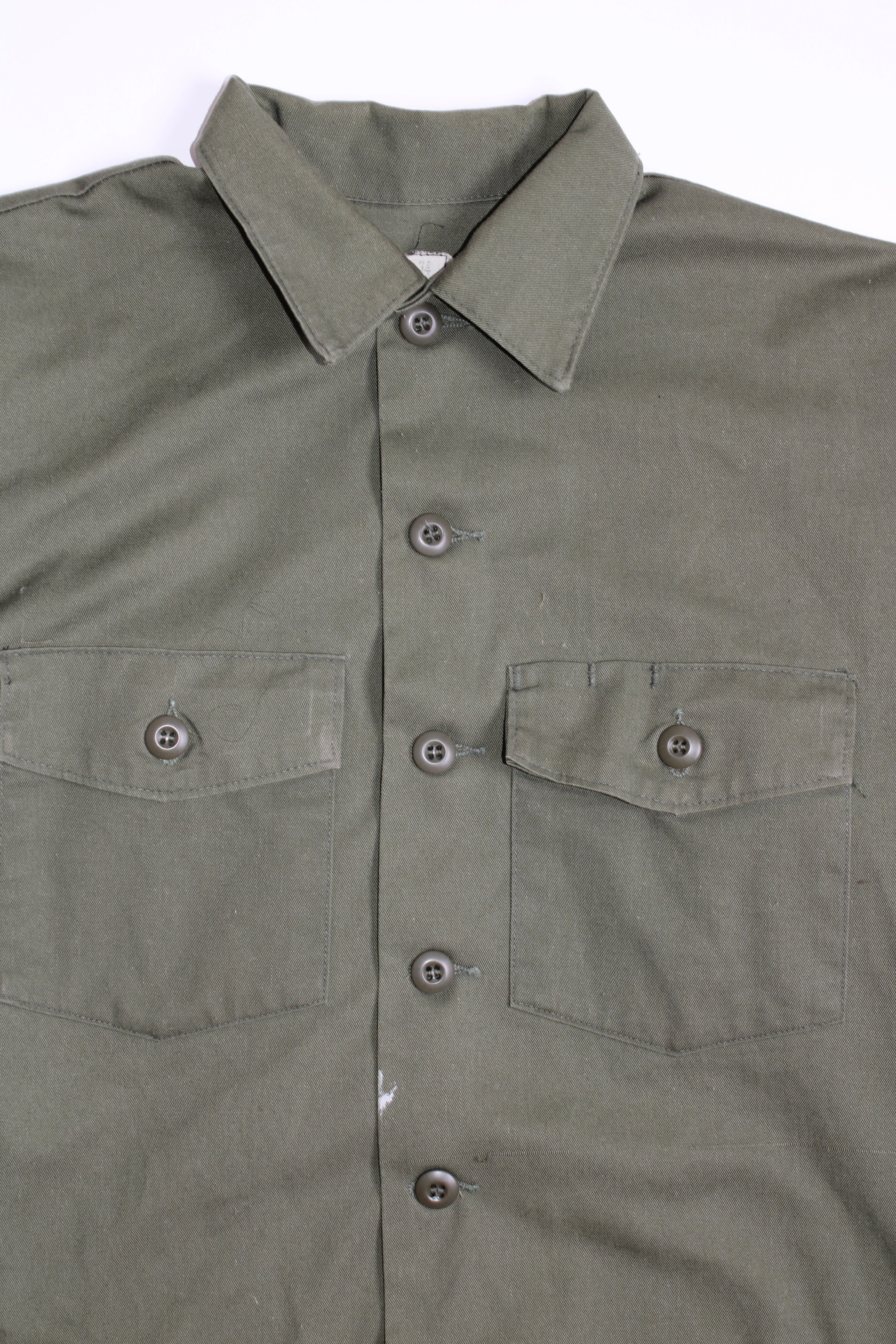 US ARMY OG 507 FATIGUE SHIRT GREEN - L/XL