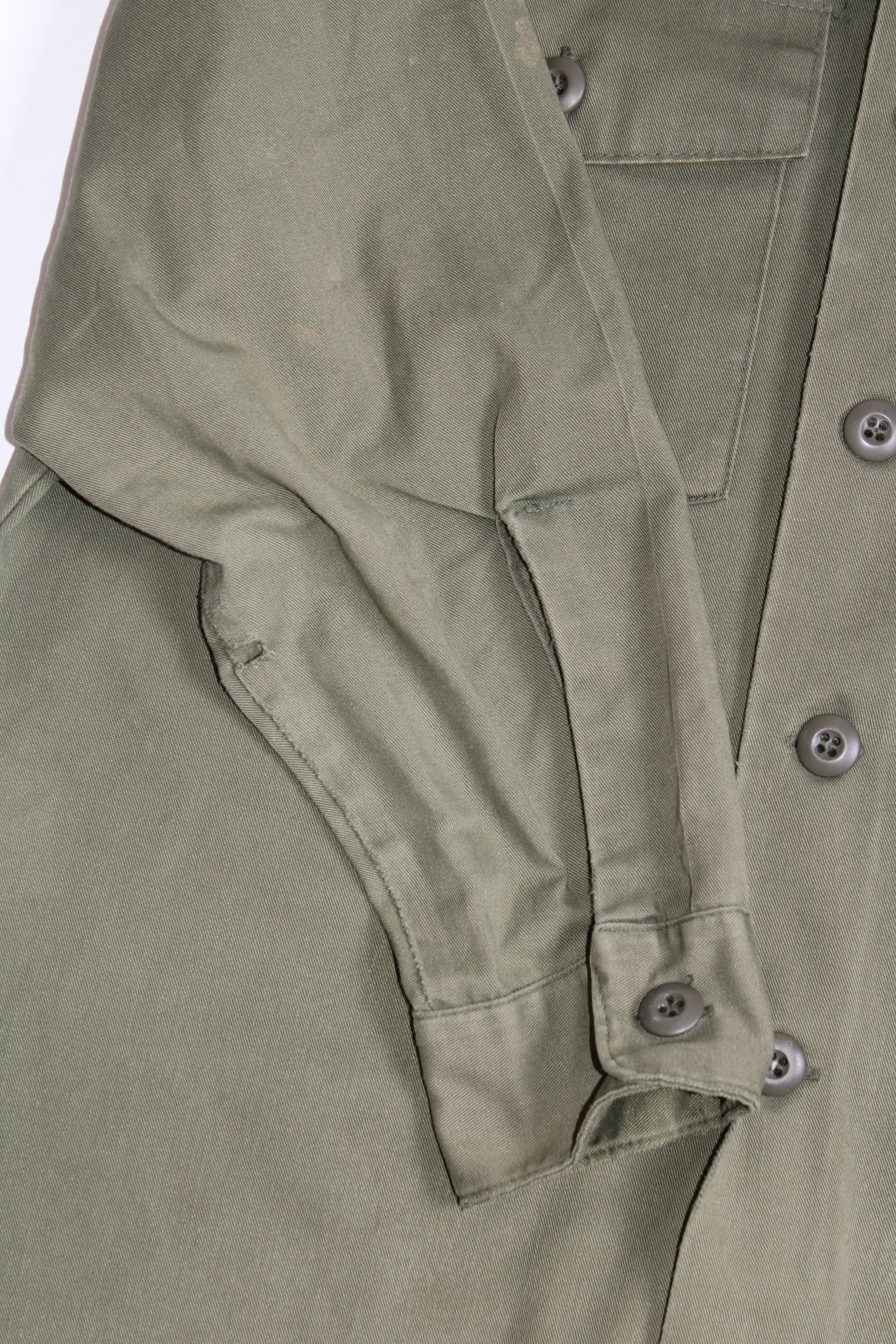 US ARMY OG 507 FATIGUE SHIRT GREEN - M/L