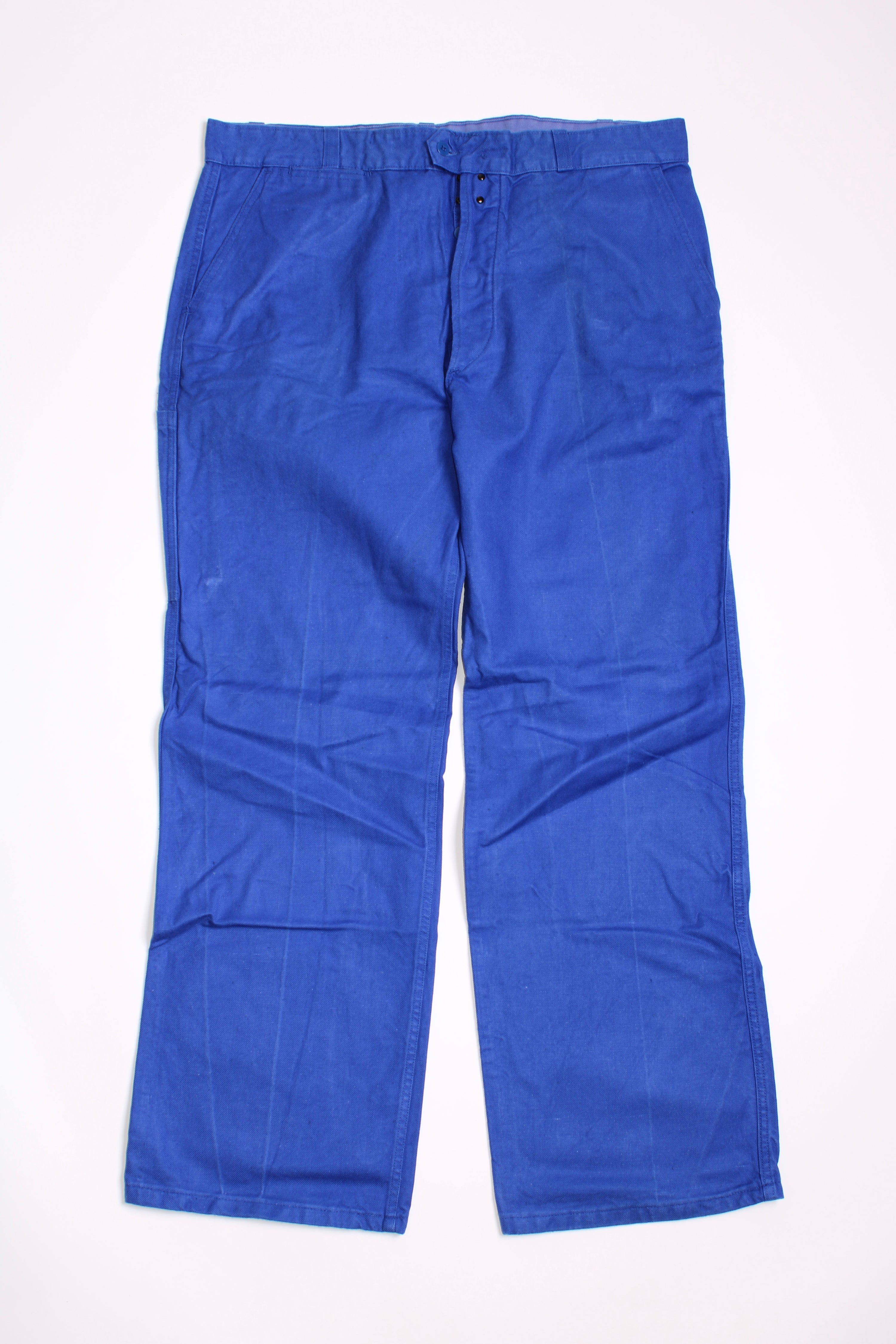 FRENCH WORKWEAR BLEU DE TRAVAIL VINTAGE WORK PANTS - W38 - 6