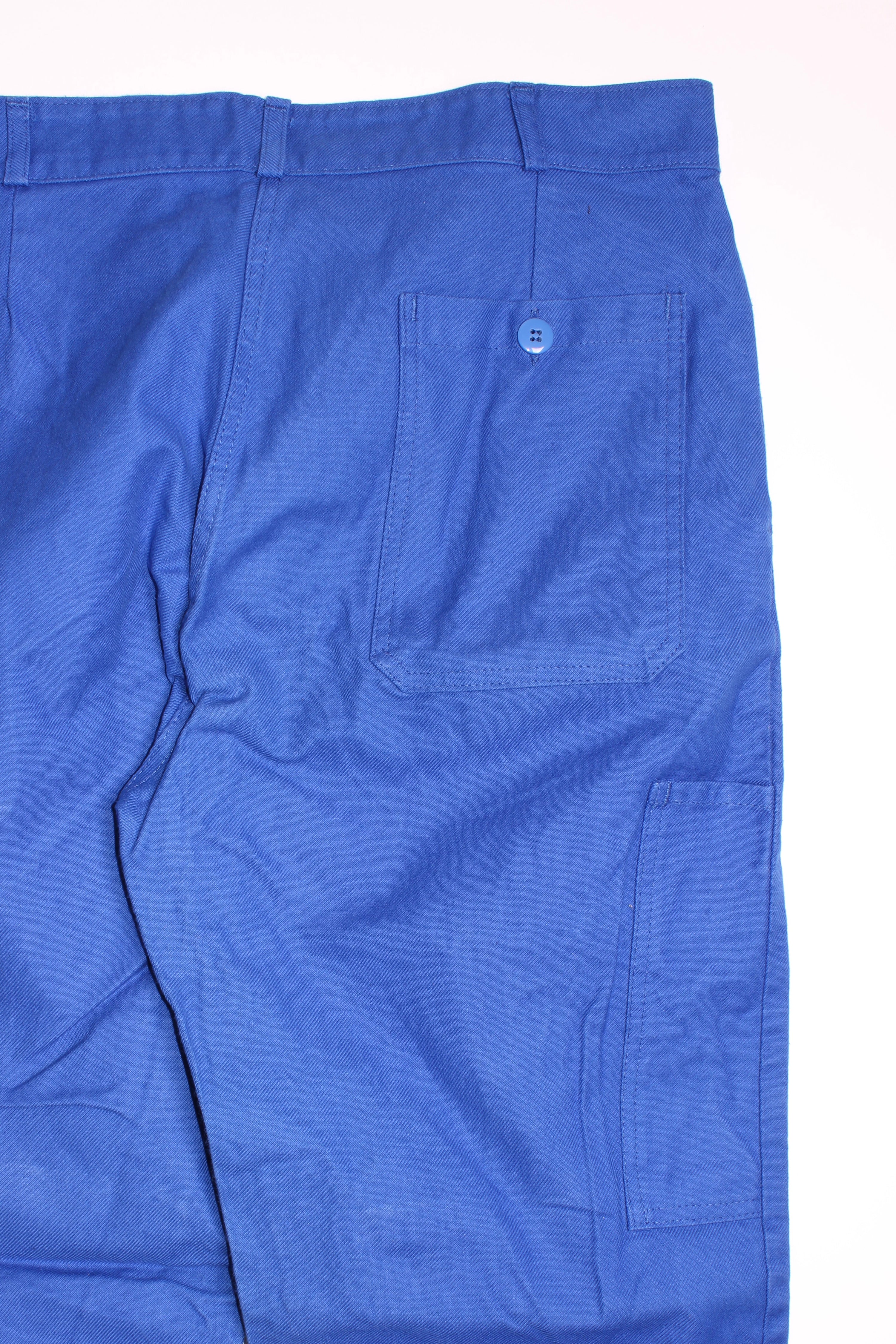 FRENCH WORKWEAR BLEU DE TRAVAIL VINTAGE DOUBLE KNEE WORK PANTS - W34 - 10
