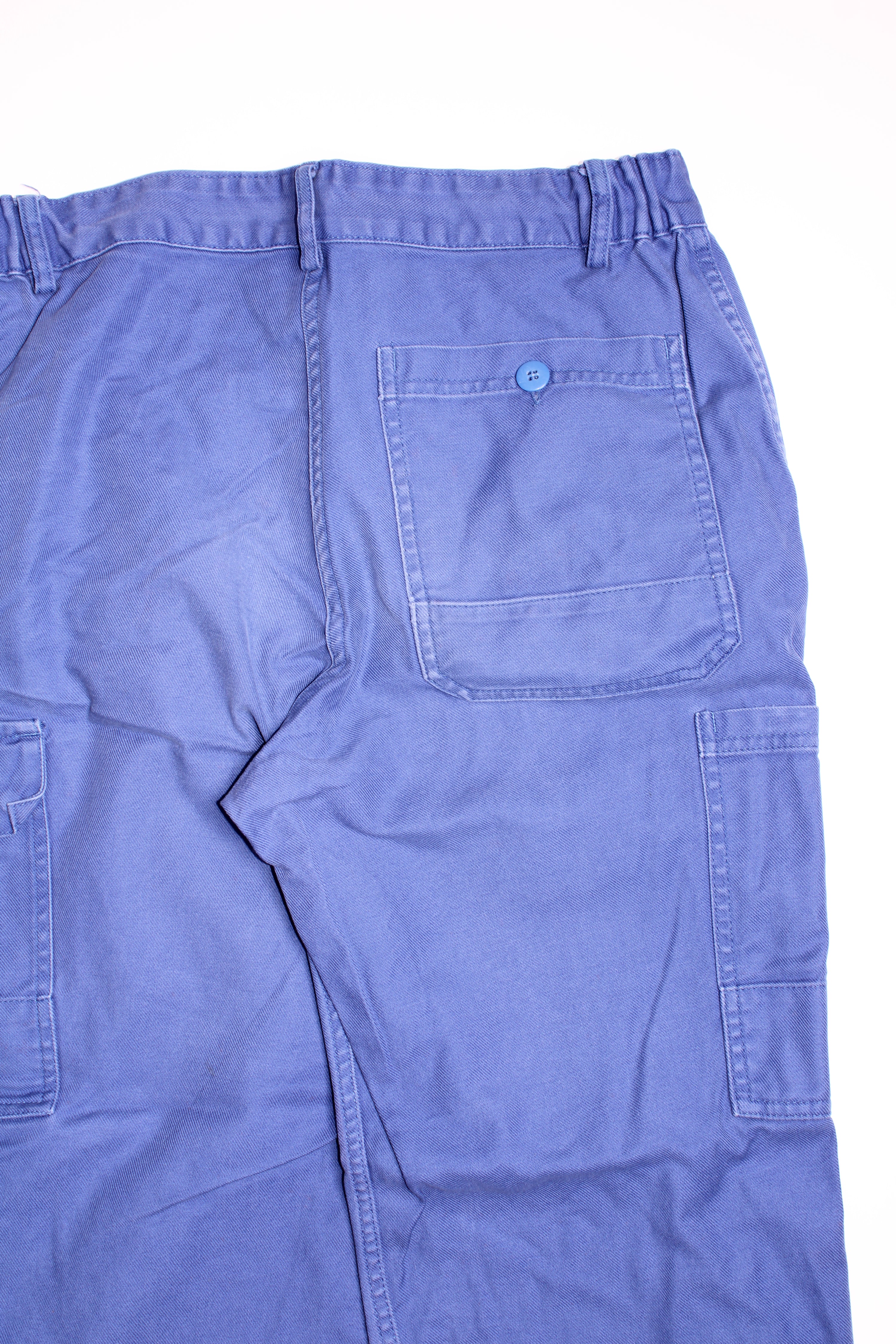FRENCH WORKWEAR BLEU DE TRAVAIL VINTAGE WORK CARGO PANTS - W30/W31 - 44