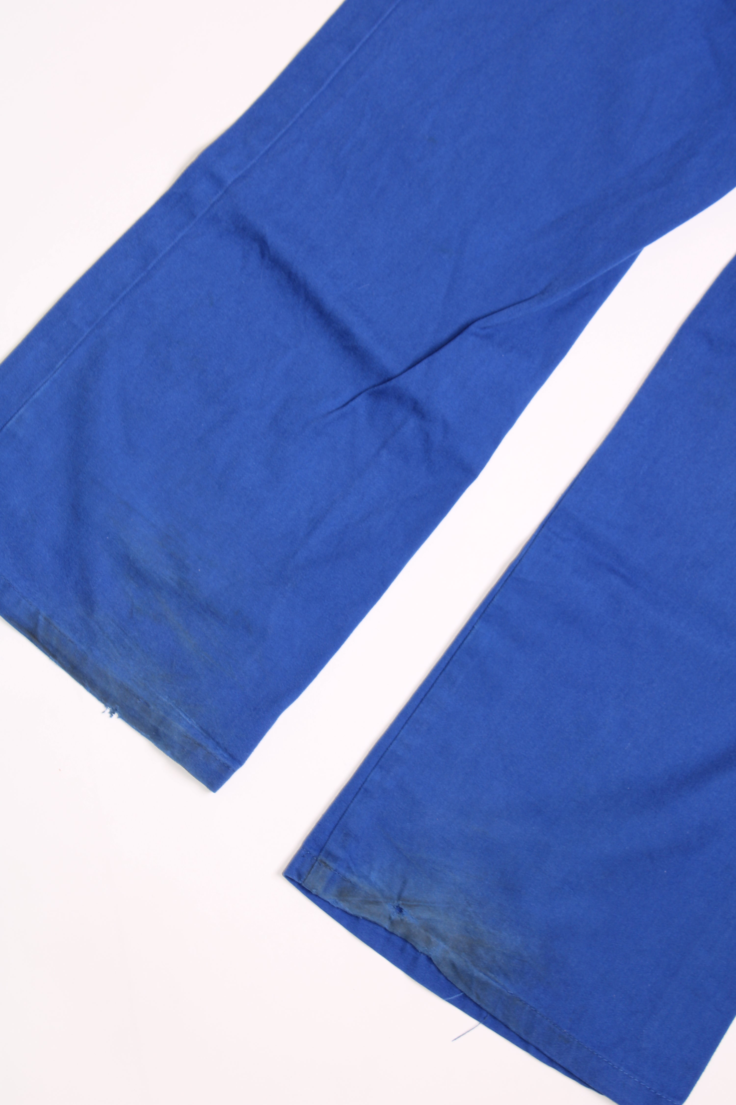 FRENCH WORKWEAR BLEU DE TRAVAIL VINTAGE WORK PANTS - W31 - 21