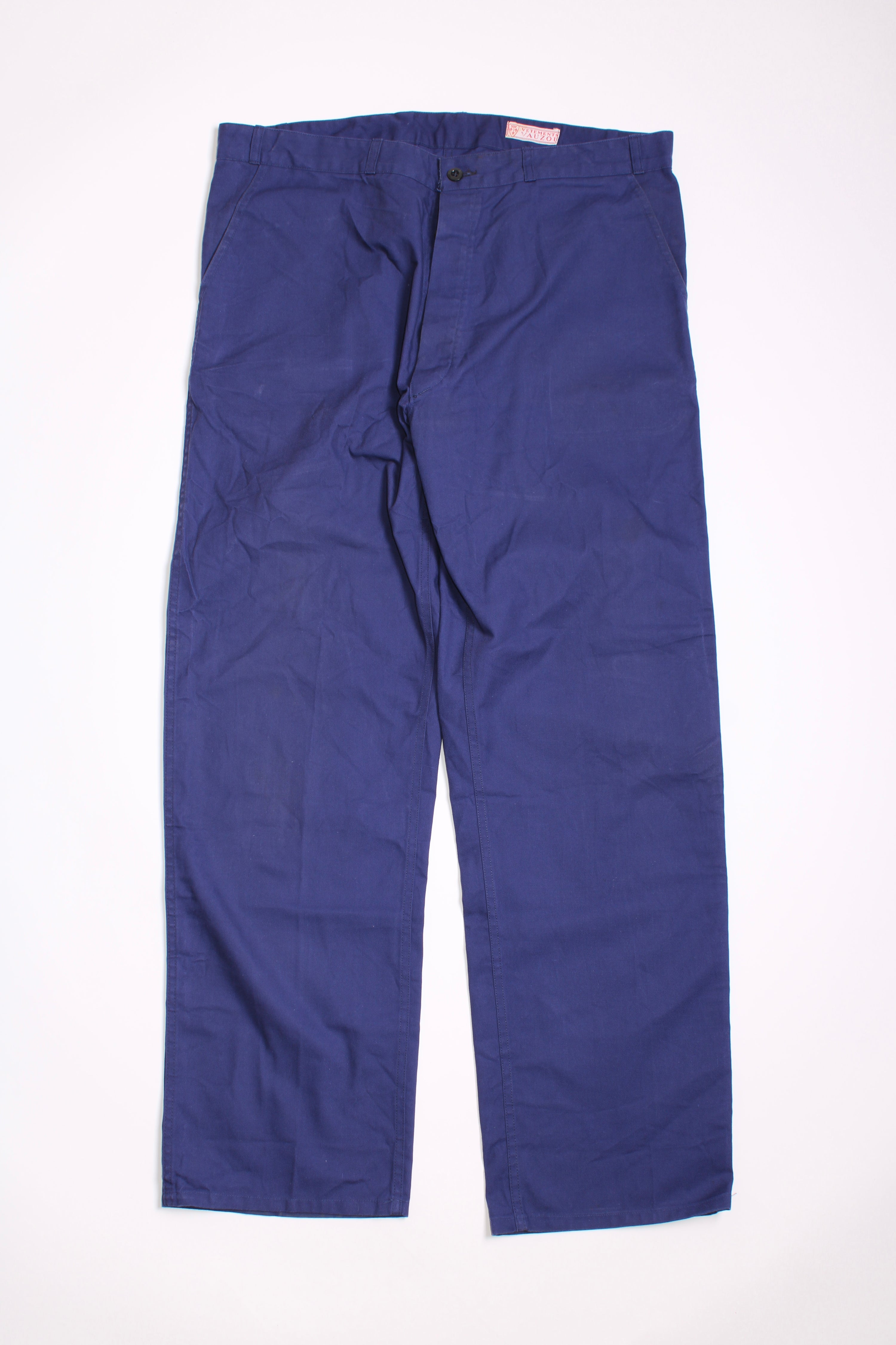FRENCH WORKWEAR BLEU DE TRAVAIL VINTAGE WORK PANTS - W40 - 18