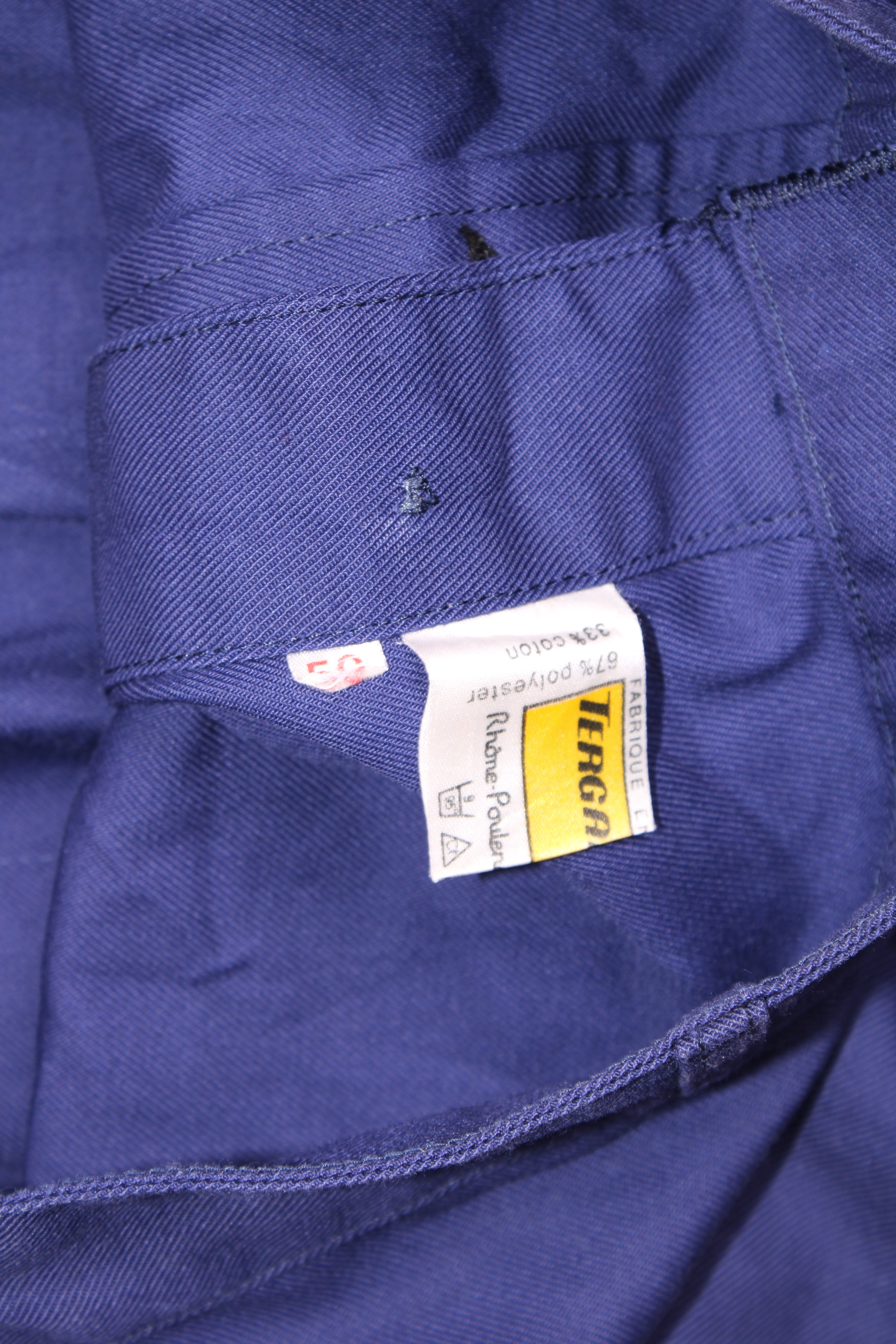 FRENCH WORKWEAR BLEU DE TRAVAIL VINTAGE WORK PANTS - W40 - 18