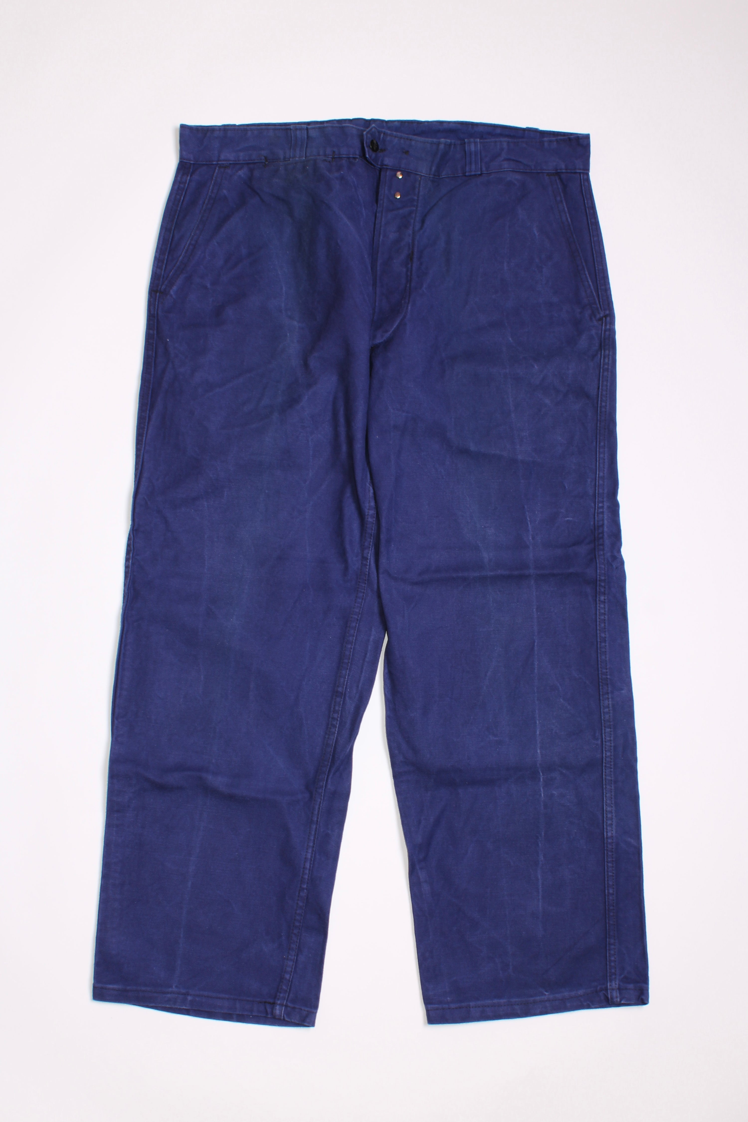 FRENCH WORKWEAR BLEU DE TRAVAIL VINTAGE WORK PANTS - W38 - 7