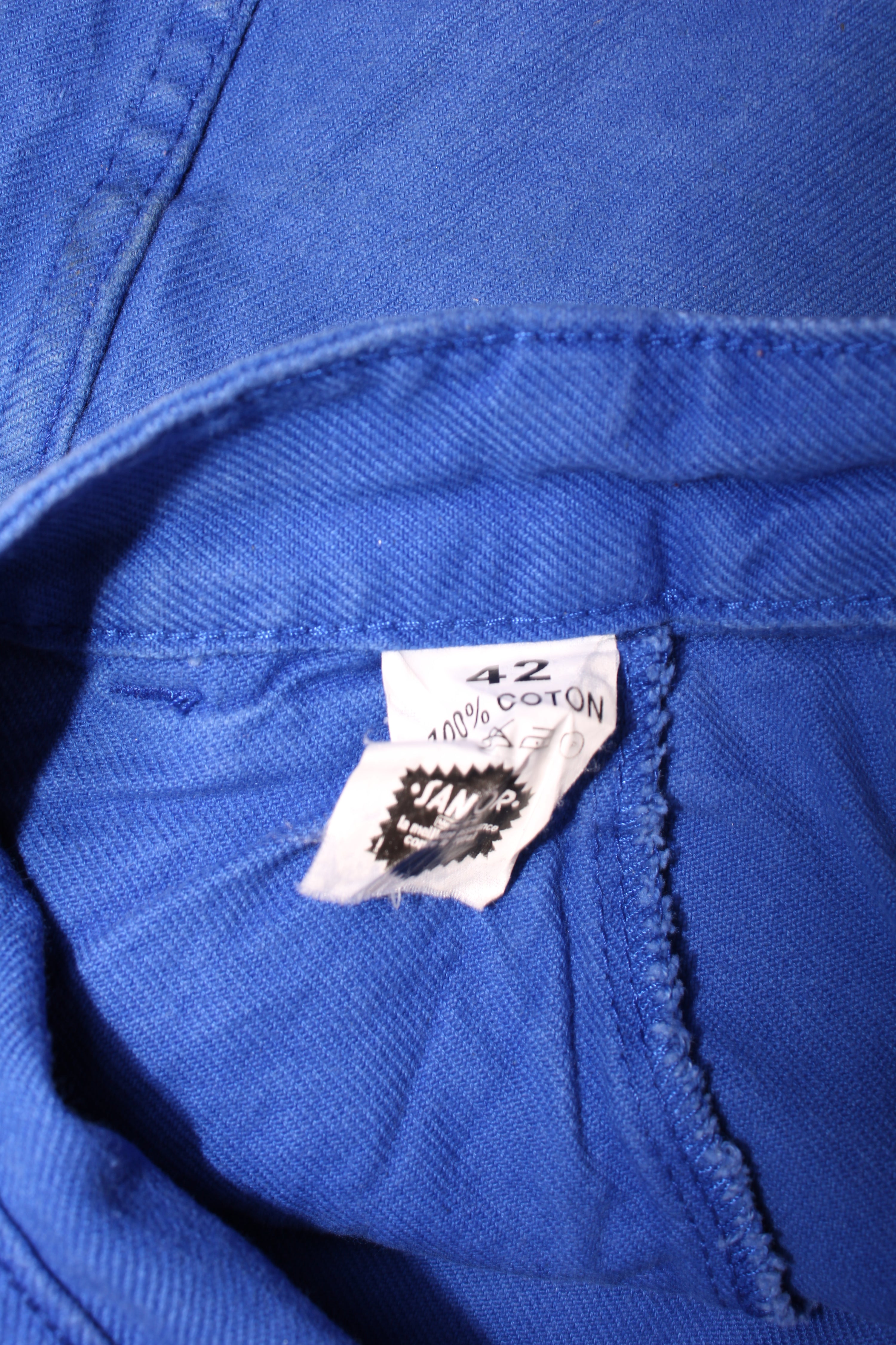 FRENCH WORKWEAR BLEU DE TRAVAIL VINTAGE WORK PANTS - W30 - 42