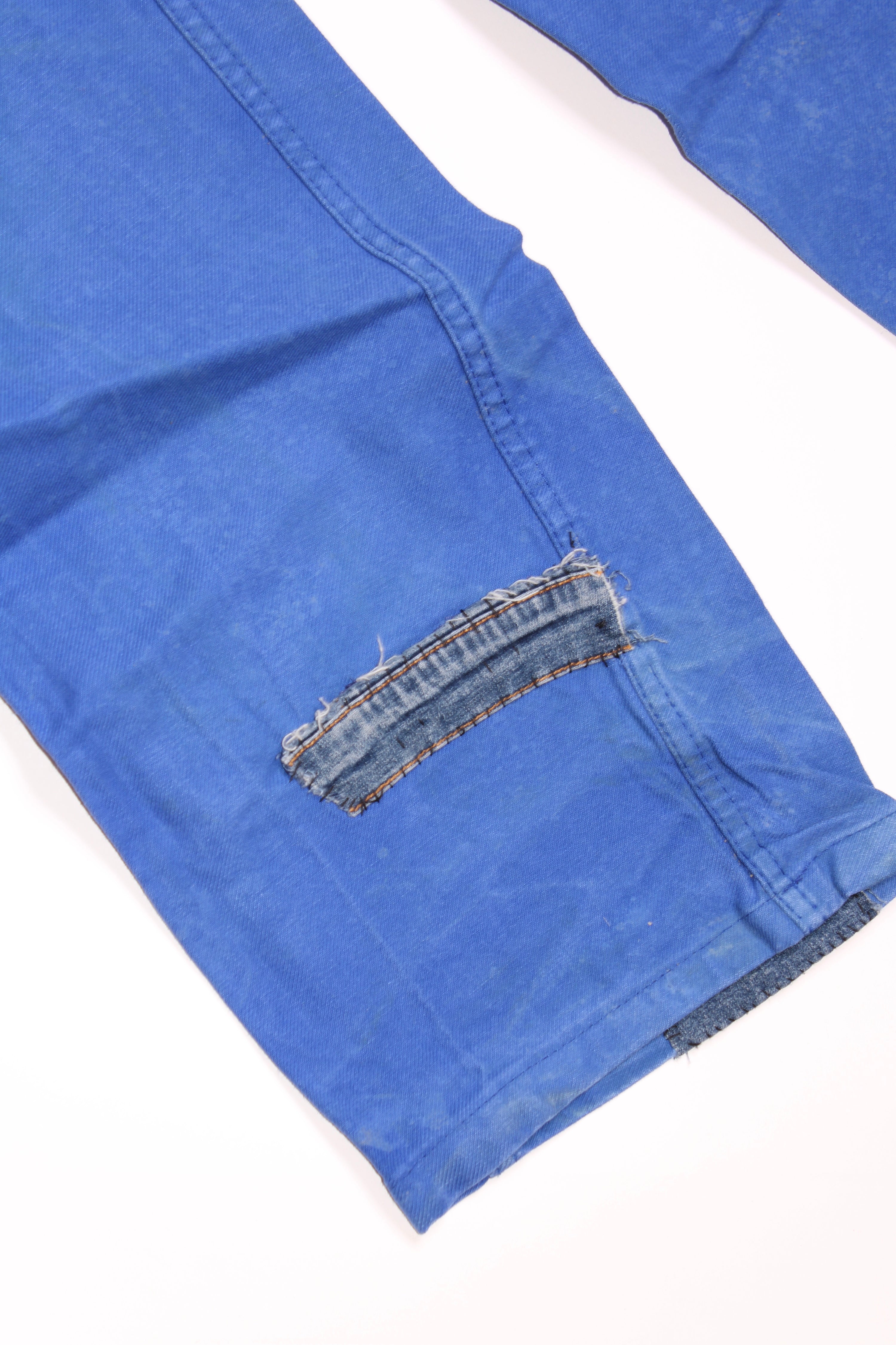 FRENCH WORKWEAR BLEU DE TRAVAIL VINTAGE WORK PANTS - W30 - 1