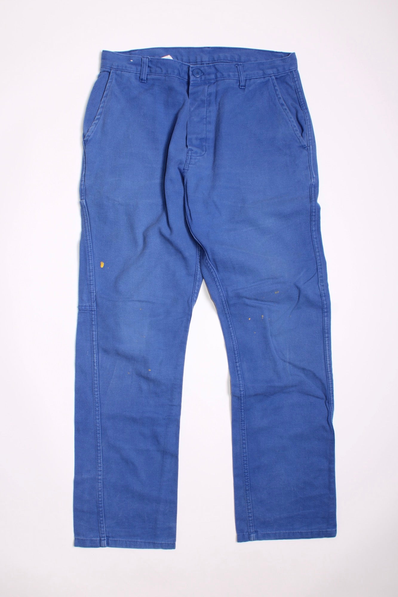 FRENCH WORKWEAR BLEU DE TRAVAIL VINTAGE WORK PANTS - W31 - 25