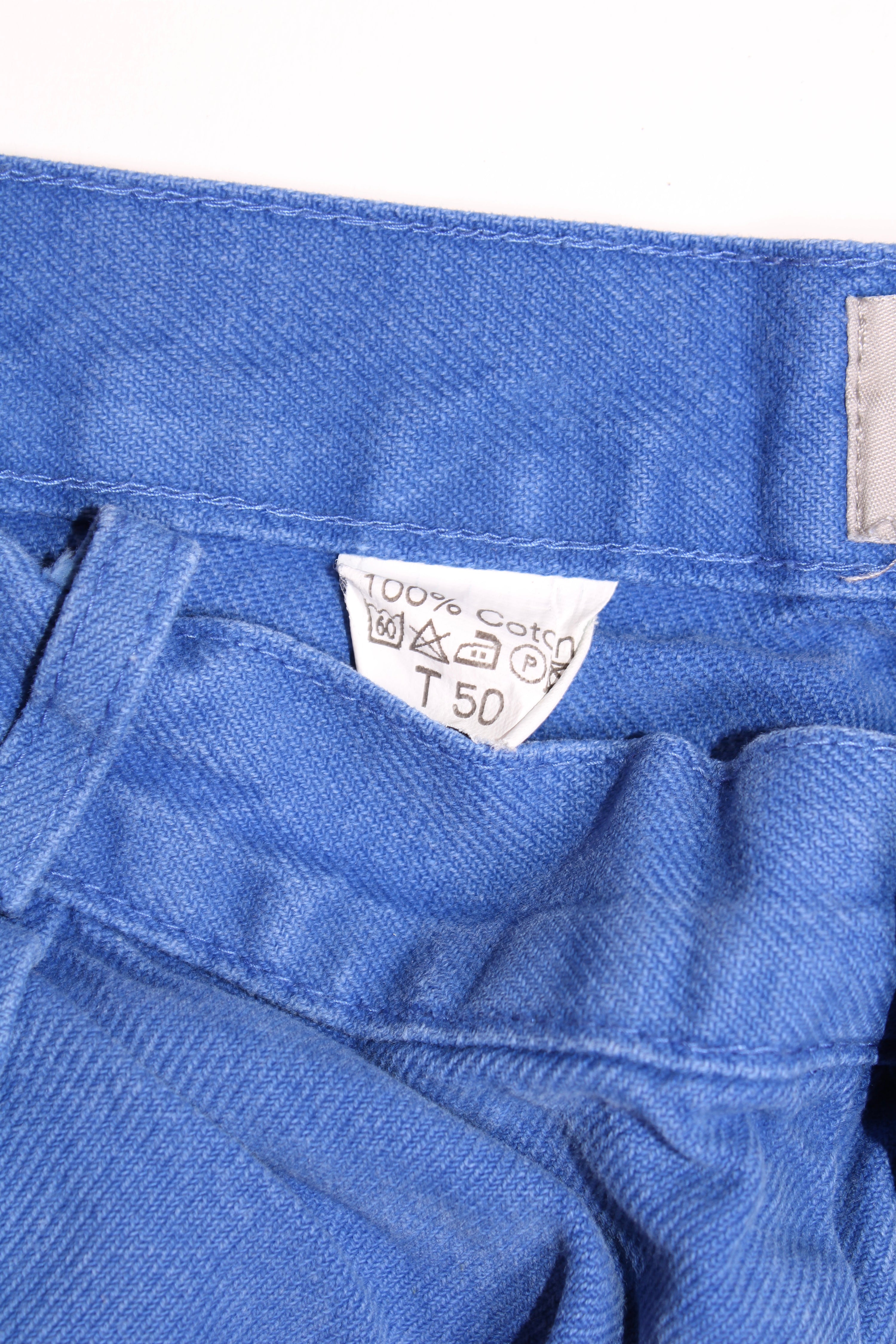FRENCH WORKWEAR BLEU DE TRAVAIL VINTAGE WORK PANTS - W34 - 9