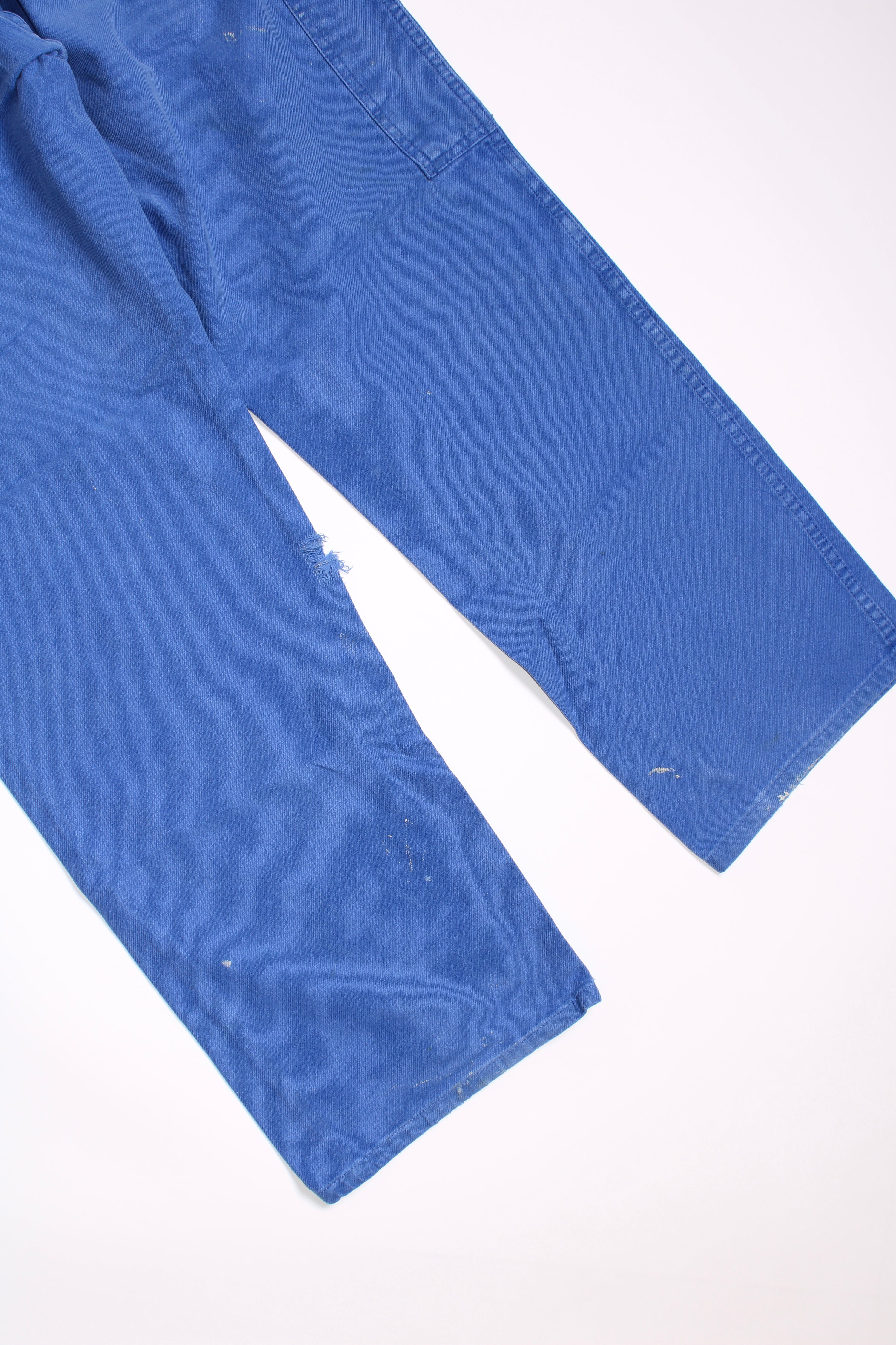 FRENCH WORKWEAR BLEU DE TRAVAIL VINTAGE WORK PANTS - W34 - 9