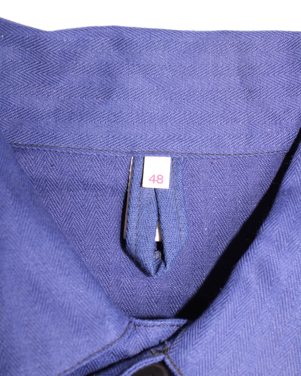 VINTAGE WORKWEAR CHORE JACKET HBT BLEU DE TRAVAIL - M/L