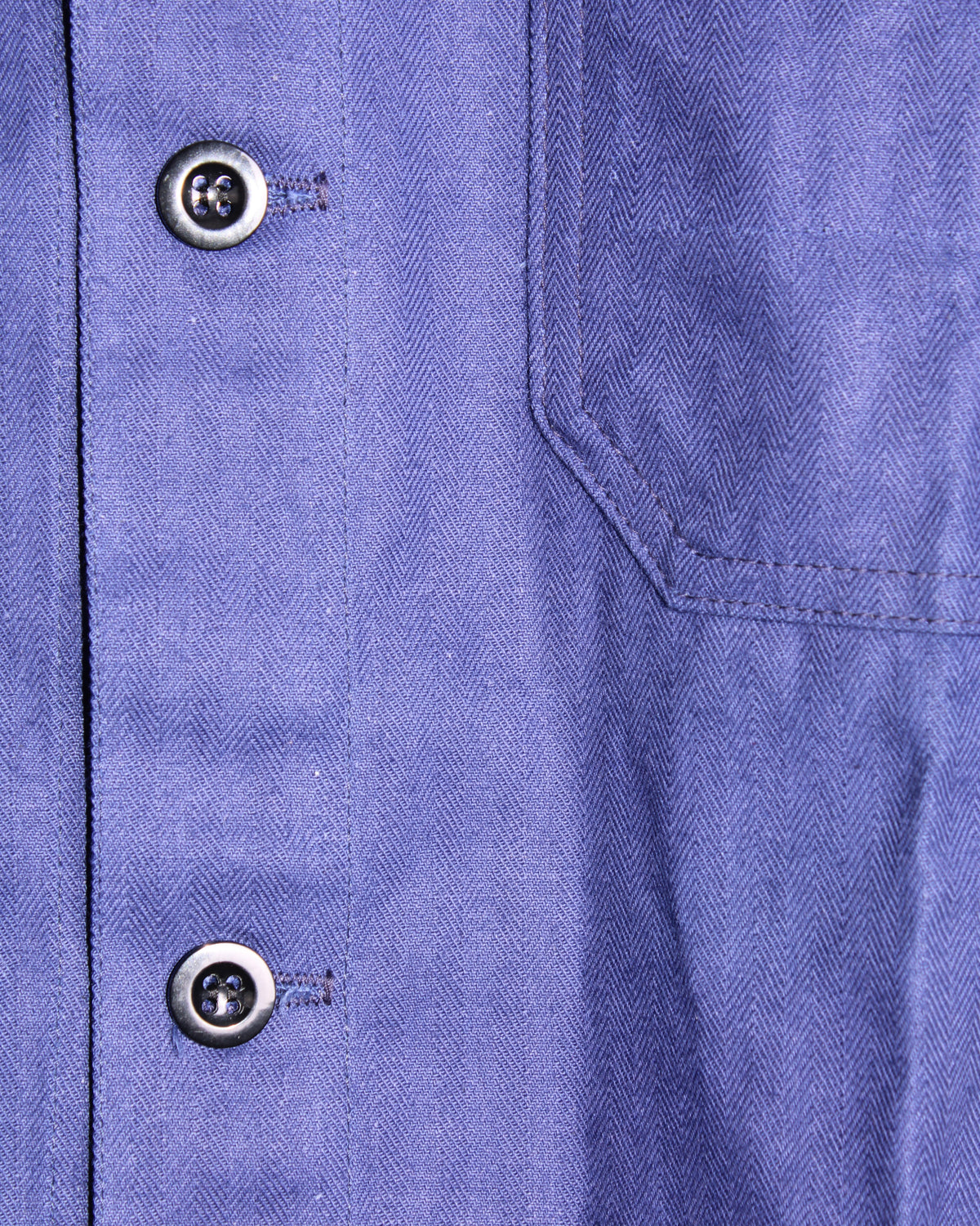 VINTAGE WORKWEAR CHORE JACKET HBT BLEU DE TRAVAIL - M/L