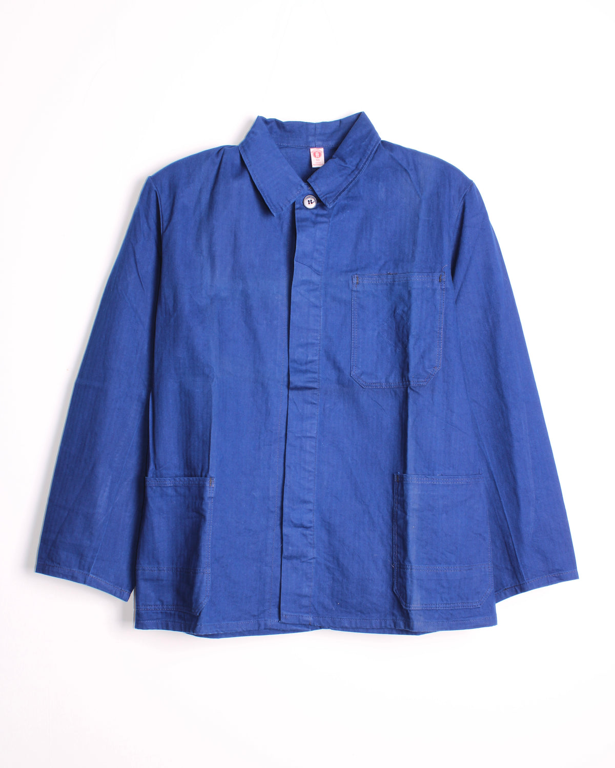 VINTAGE WORKWEAR CHORE JACKET HBT BLEU DE TRAVAIL - M/L