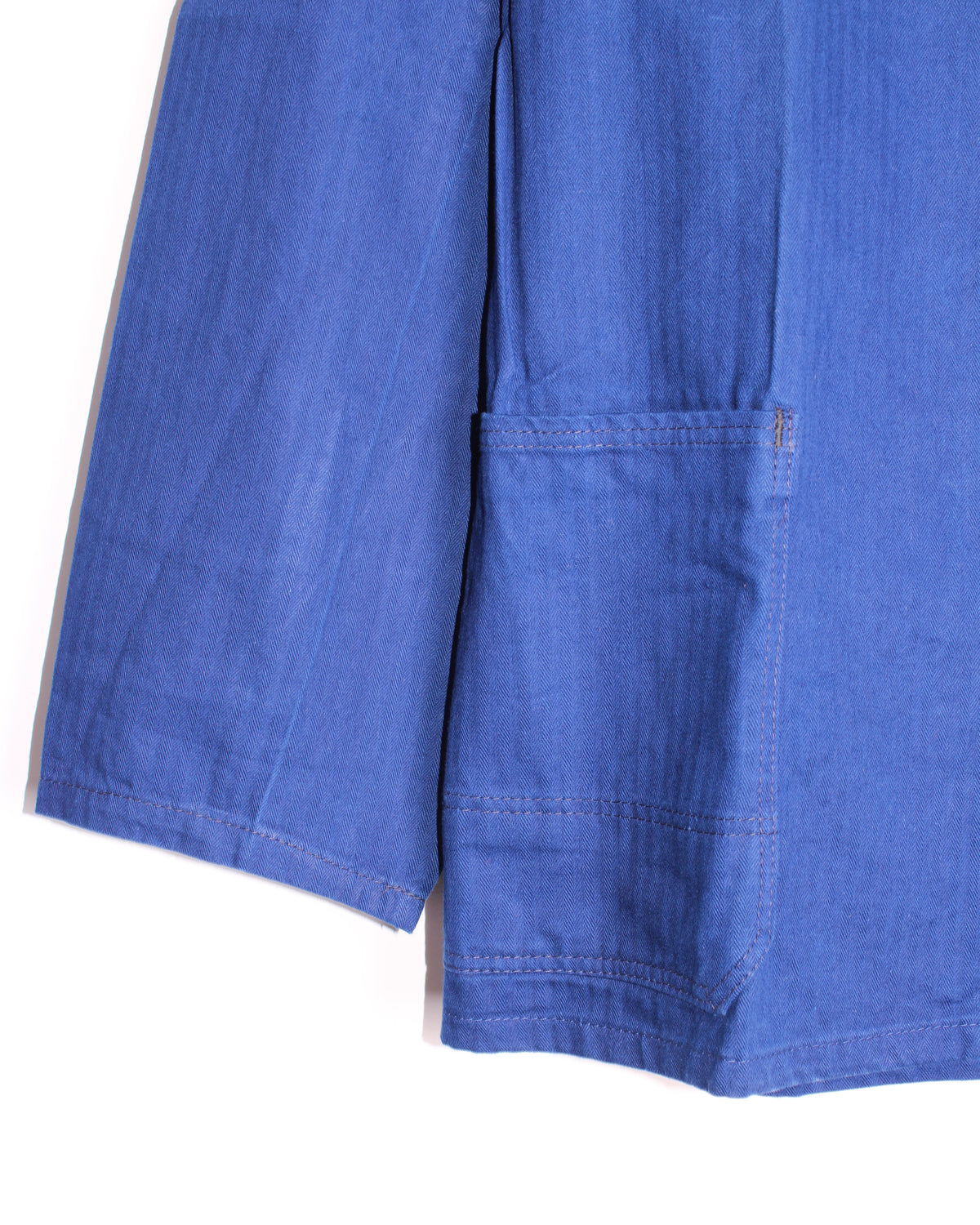 VINTAGE WORKWEAR CHORE JACKET HBT BLEU DE TRAVAIL - M/L