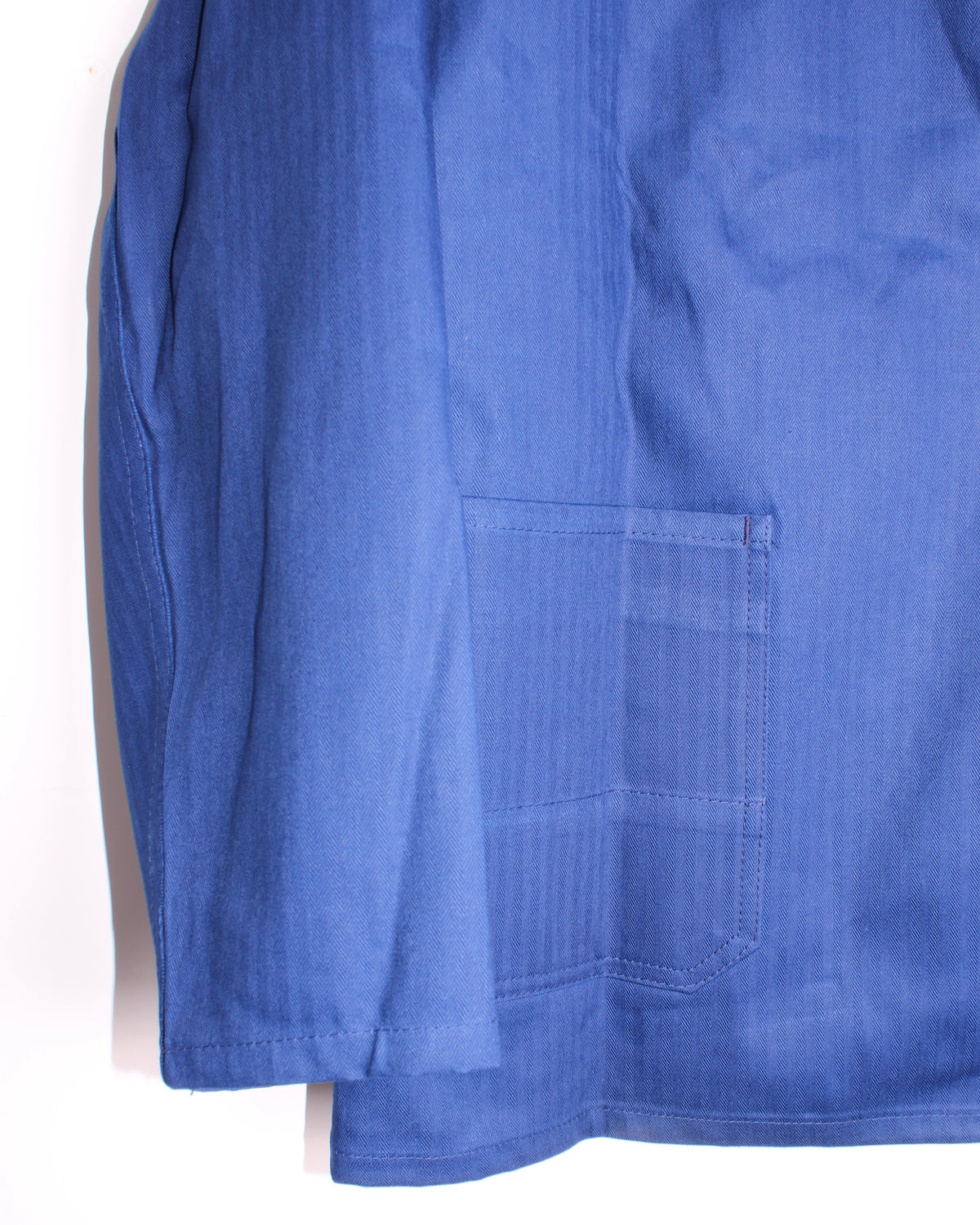VINTAGE WORKWEAR CHORE JACKET HBT BLEU DE TRAVAIL - M/L